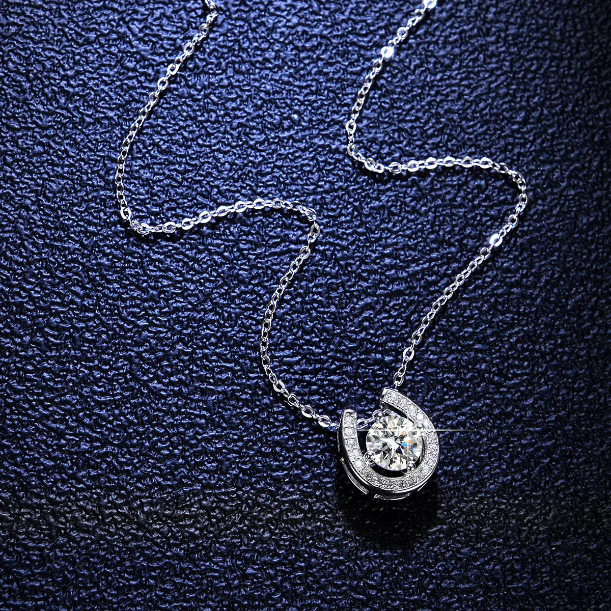 Elegant Diamond Fog Necklace for Women - 925 Sterling Silver Pendant with Sparkling CZ Stones - Perfect for Weddings, Anniversaries & Special Occasions
