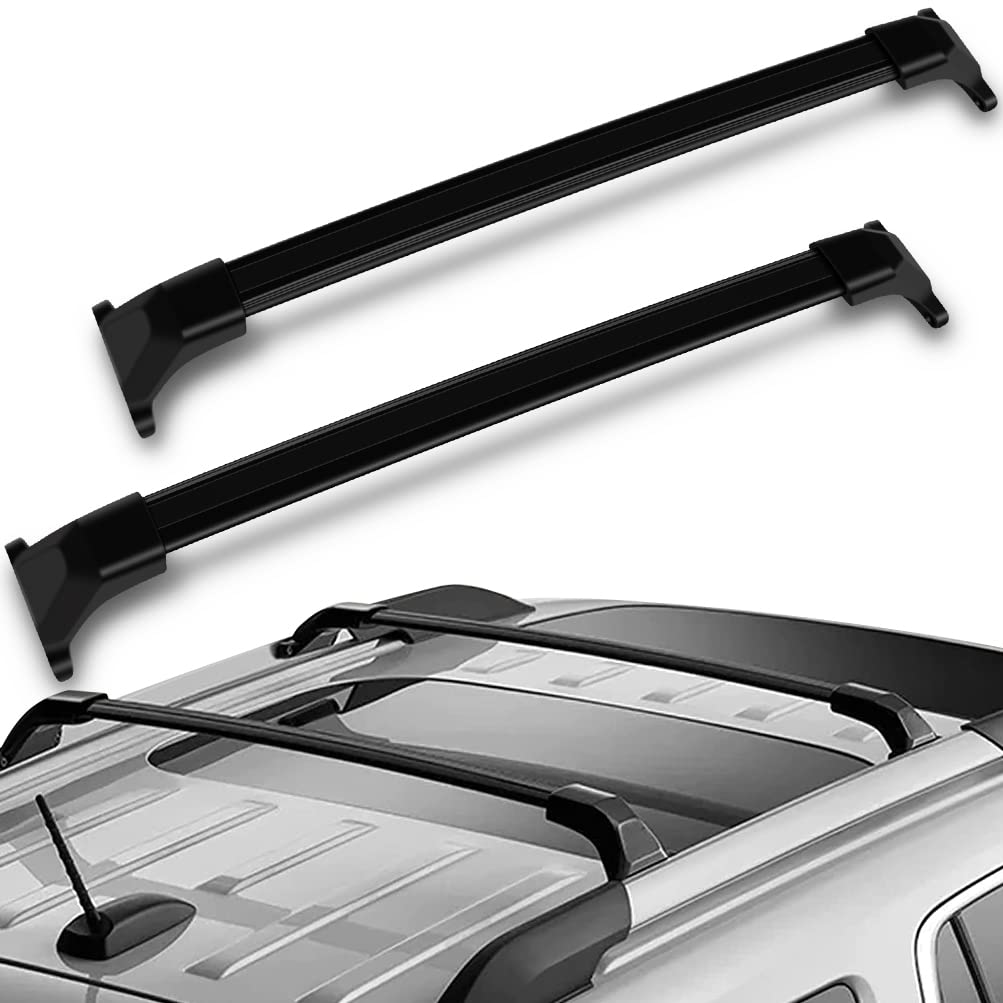 ECCPP Roof Rack Crossbars for GMC Acadia 2017-2019 | Heavy Duty 150LB Capacity Cargo Carrier | Kayak Canoe Rack | Perfect for Road Trips Camping & Outdoor Adventures