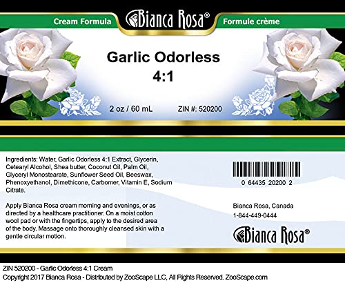 Odorless Garlic Cream 4:1 Extract (2 oz, 3-Pack) - Premium Strength for Immune Support & Cooking | Dietary Supplement, Vegan-Friendly, Easy to Use