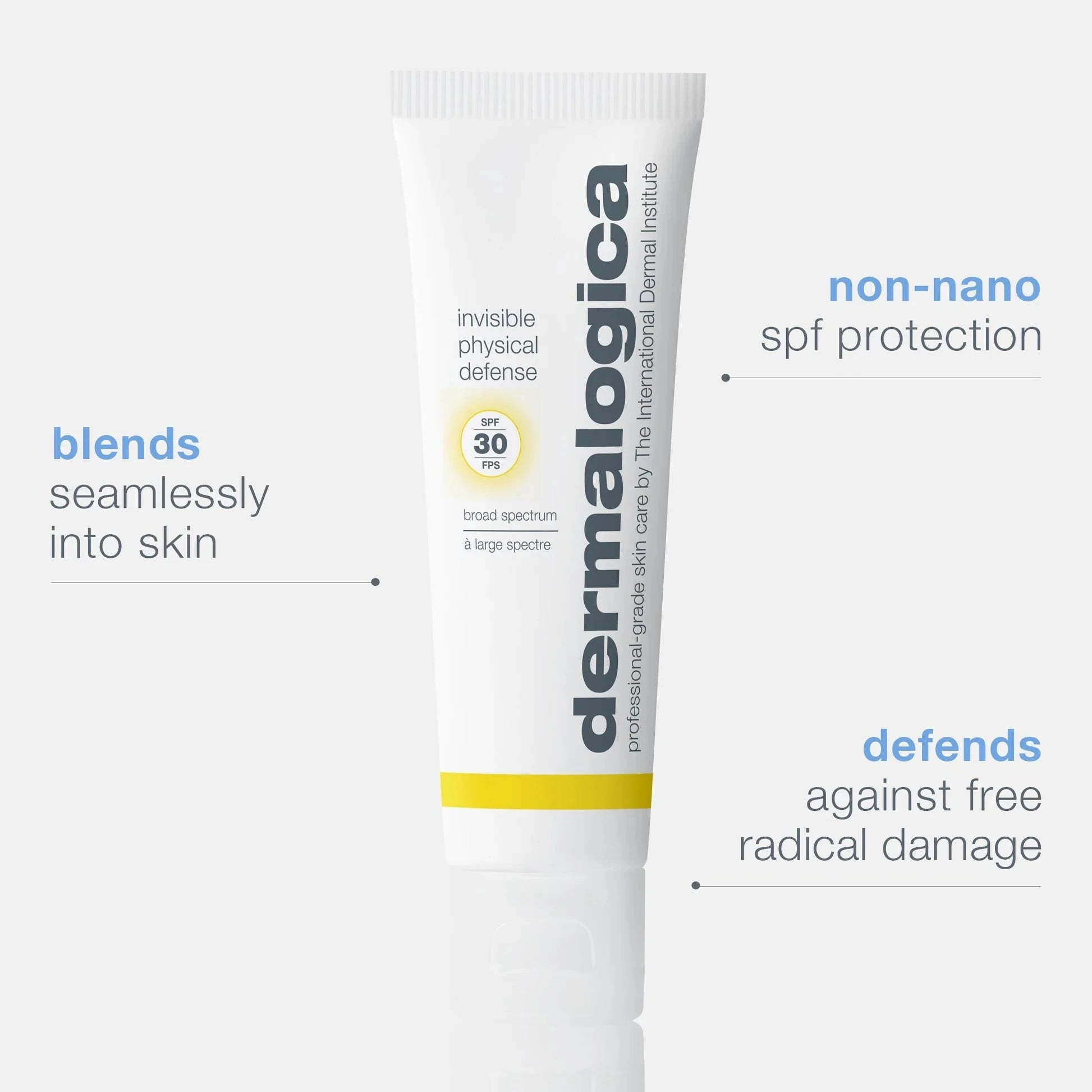 Invisible Physical Defense SPF 30 Sunscreen - Broad Spectrum Protection for Face & Body, Oil-Free & Non-Greasy Formula for Daily Use at Beach, Pool or Outdoor Activities