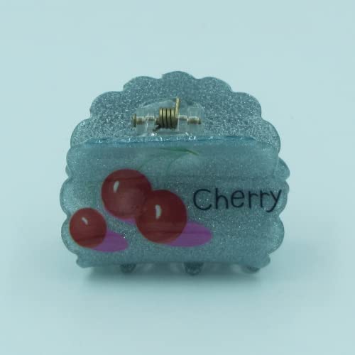 Trendy Fruit Design Plastic Hair Clips for Women & Girls - Hair Accessories for Party, Wedding, and Everyday Use