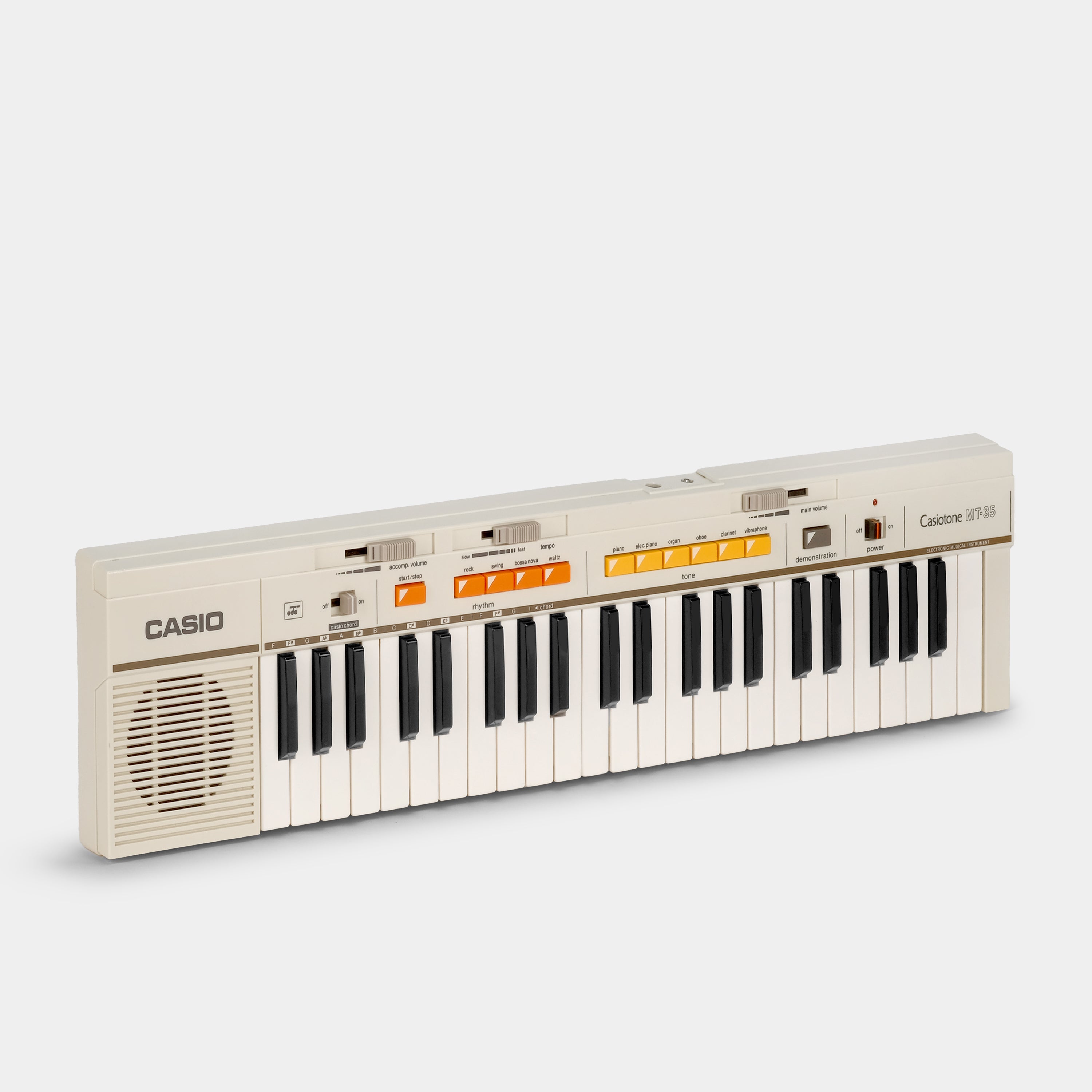 Casio MT-35 61-Key Portable Synthesizer Keyboard with Built-in Speakers - Perfect for Beginners, Home Practice & Live Performances