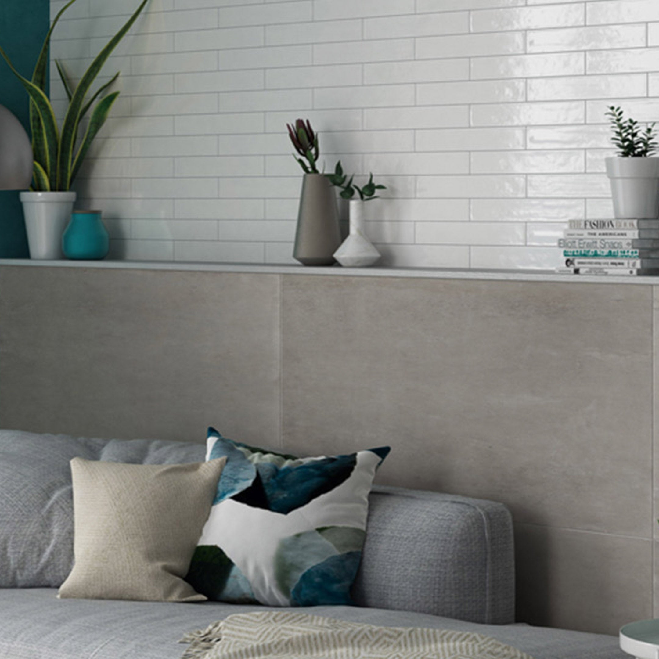 Zellige Porcelain Subway Wall Tile - Authentic Italian Lacquer Finish for Kitchen Backsplash & Bathroom Renovation
