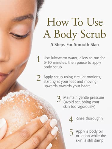 Amish All-Natural Sugar Scrub - 16oz Glass Jar Facial Exfoliator (Love Spell Scent) | Homemade Skincare for Dry Skin & Body Care - Perfect for Spa Day & Gift Giving