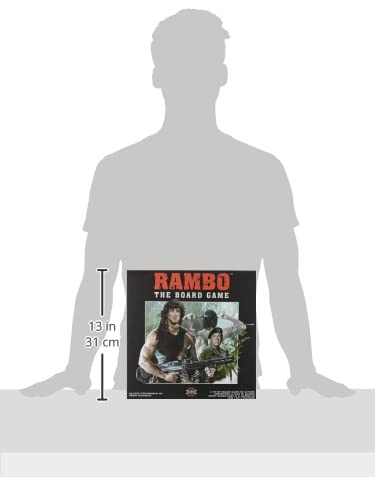 Rambo The Board Game - Strategy War Game for Adults & Teens - Black (EEG-RAMBOCORE) - Perfect for Game Nights & Military Theme Parties