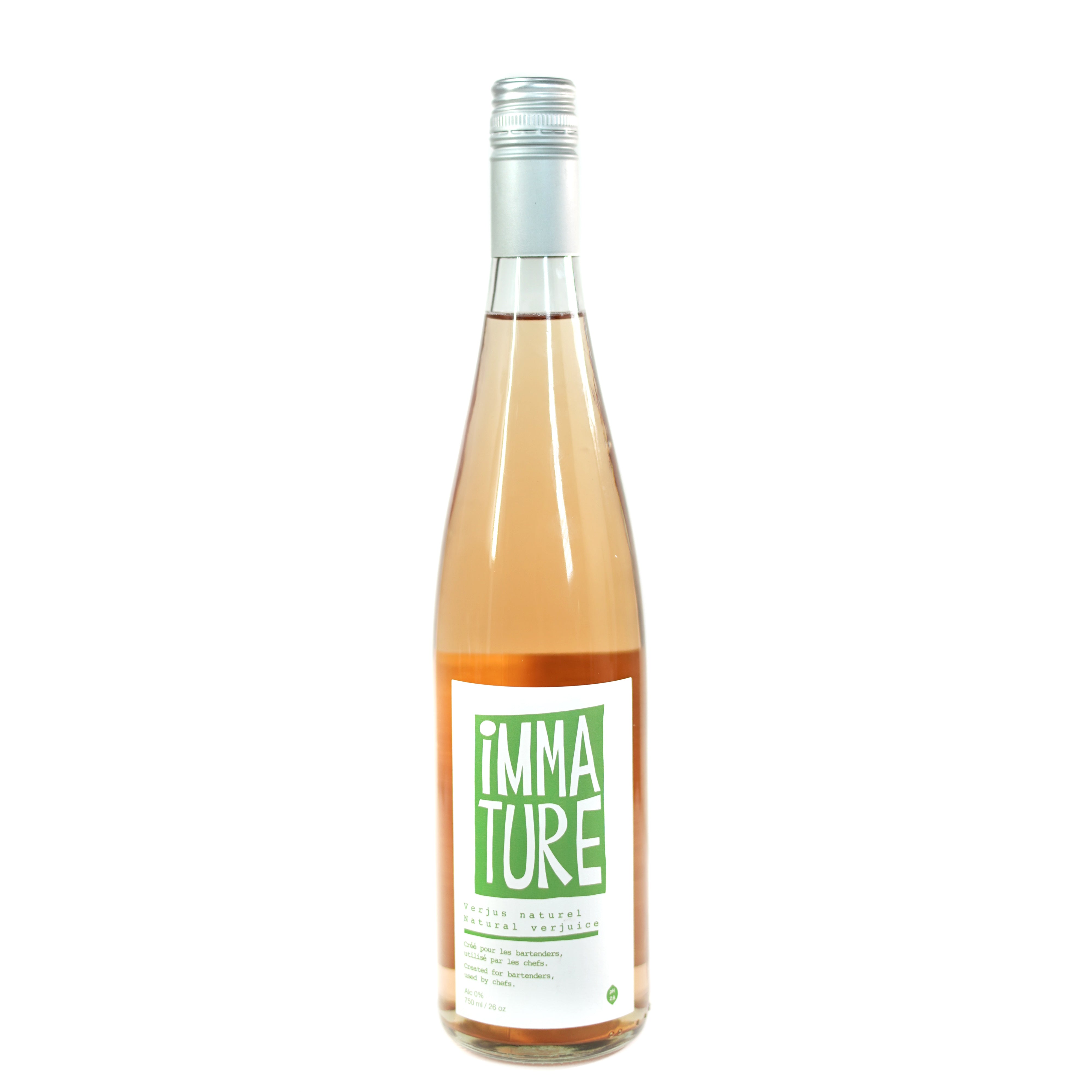 Natural Verjus / Verjuice 750ml - Organic Unripe Grape Juice for Cooking, Salad Dressings & Cocktails