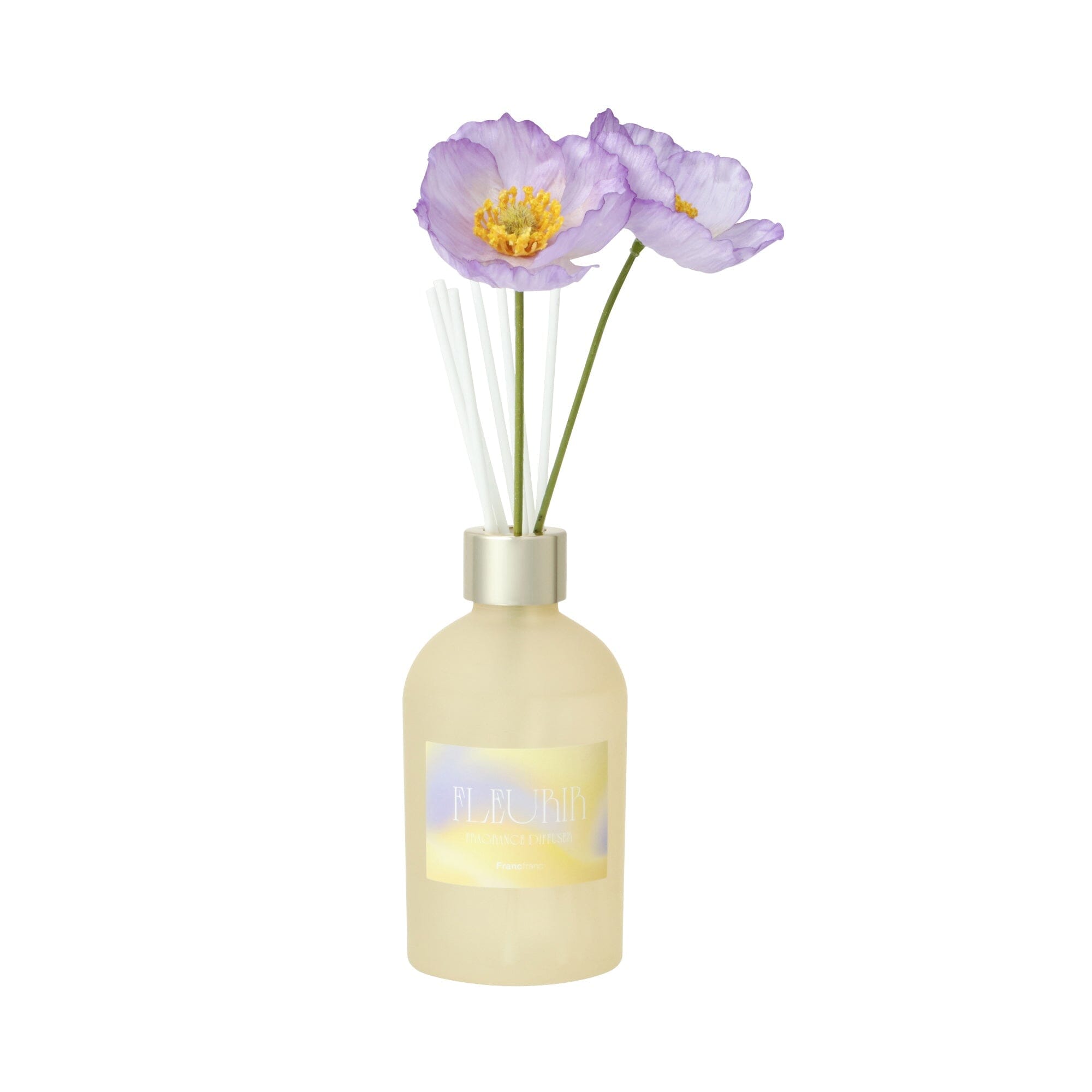 Fleurir Aromatherapy Essential Oil Diffuser - Yellow, Fruity Peach & Floral Scent for Home, Office, Yoga & Spa Relaxation