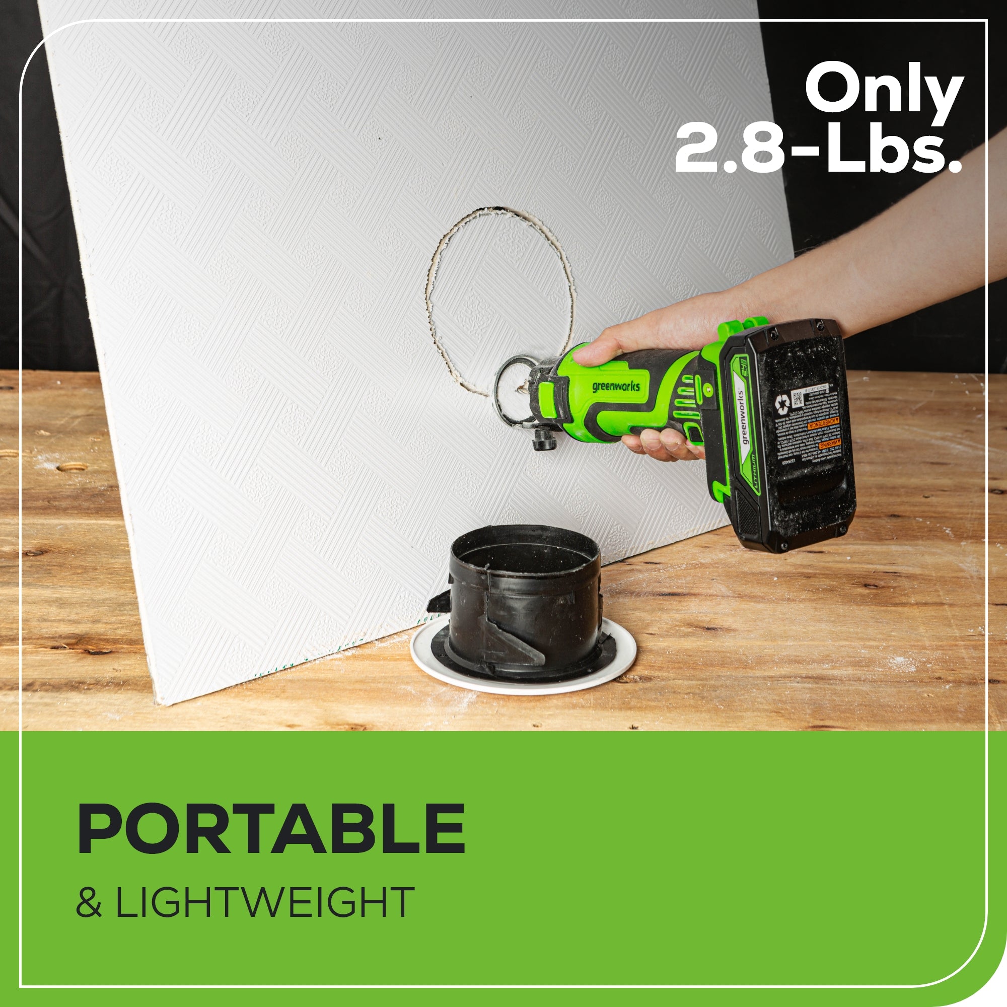 24V Cordless Battery Speed Saw Rotary Tool with 2.0Ah USB Battery & Charger - Perfect for DIY Projects, Woodworking, and Home Renovations