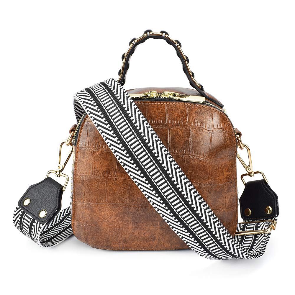 LIFEMATE Adjustable Wide Shoulder Strap for Purses & Bags - Crossbody Replacement Strap for Women & Girls - Guitar Strap Style - Perfect for Daily Use, Travel & Shopping
