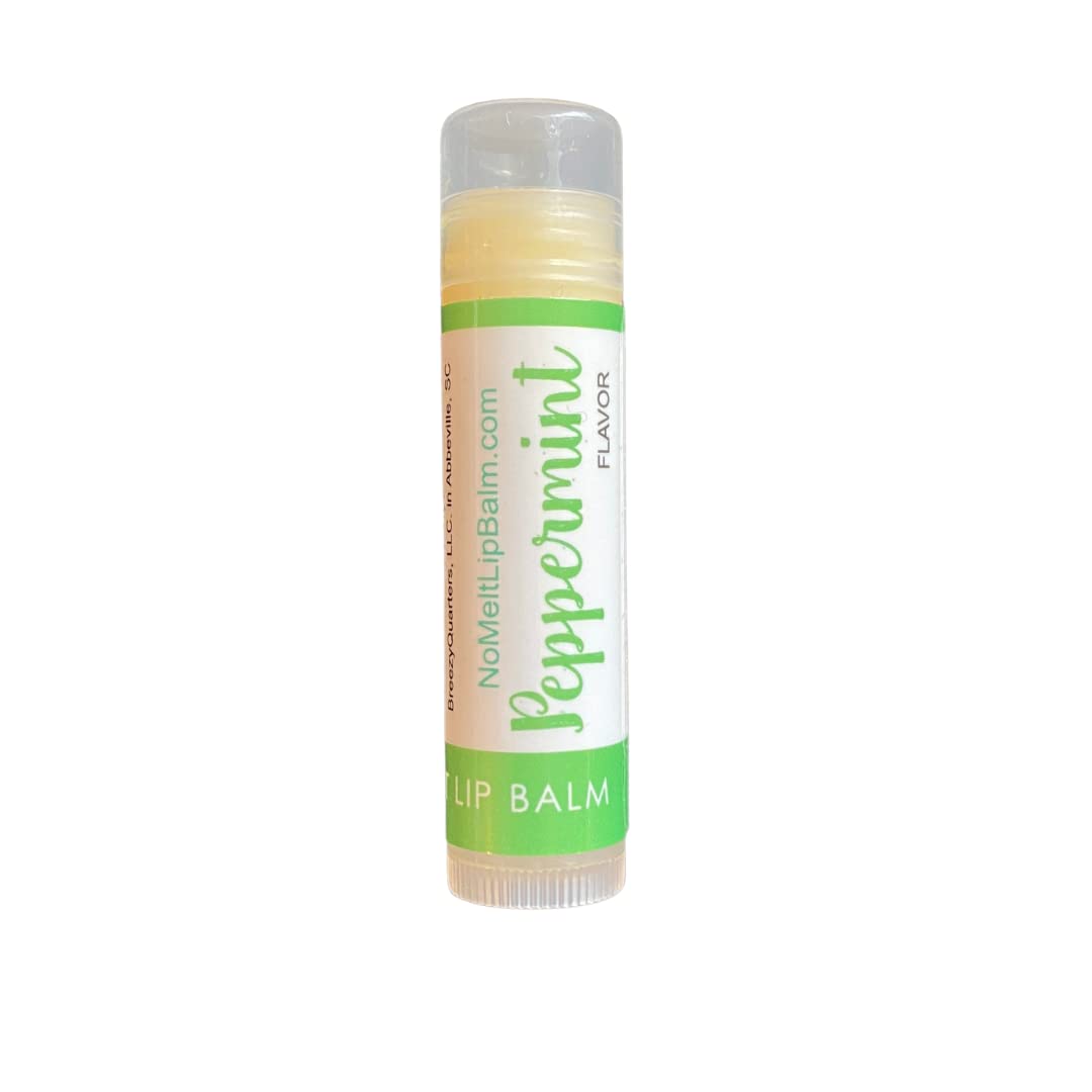 Organic Peppermint Lip Balm - Natural Moisturizing Lip Care with Shea Butter & Vitamin E | Gluten-Free, Vegan | Hydrates & Protects Dry Lips - Perfect for Winter, Outdoor Activities & Daily Use