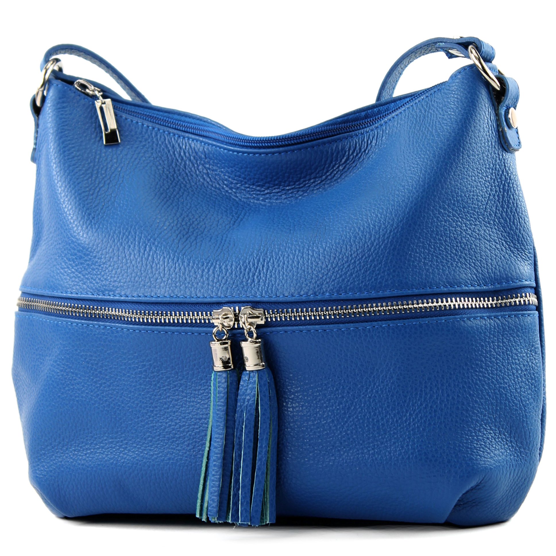 T159 Genuine Leather Italian Shoulder Bag for Women & Men - Stylish & Durable Crossbody Purse for Work, Travel & Everyday Use