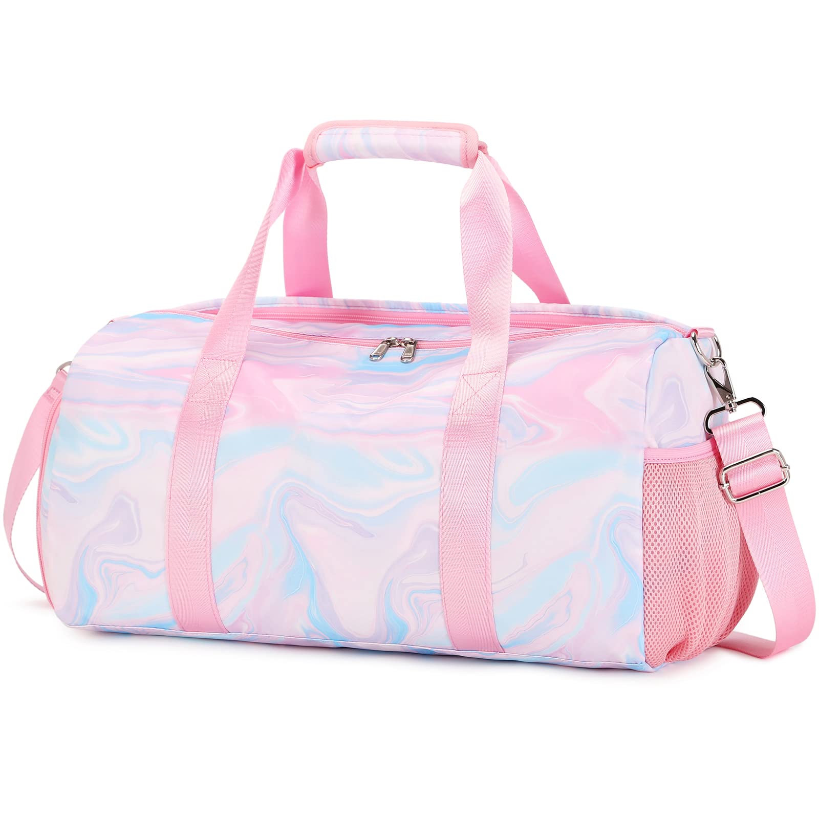 Waterproof Travel Duffle Bag for Women - Lightweight Gym Bag with Shoe Compartment for Sports, Dance, Yoga & Weekend Getaways - Perfect Carry-On Overnight Bag for Fitness, Travel & Workout Essentials