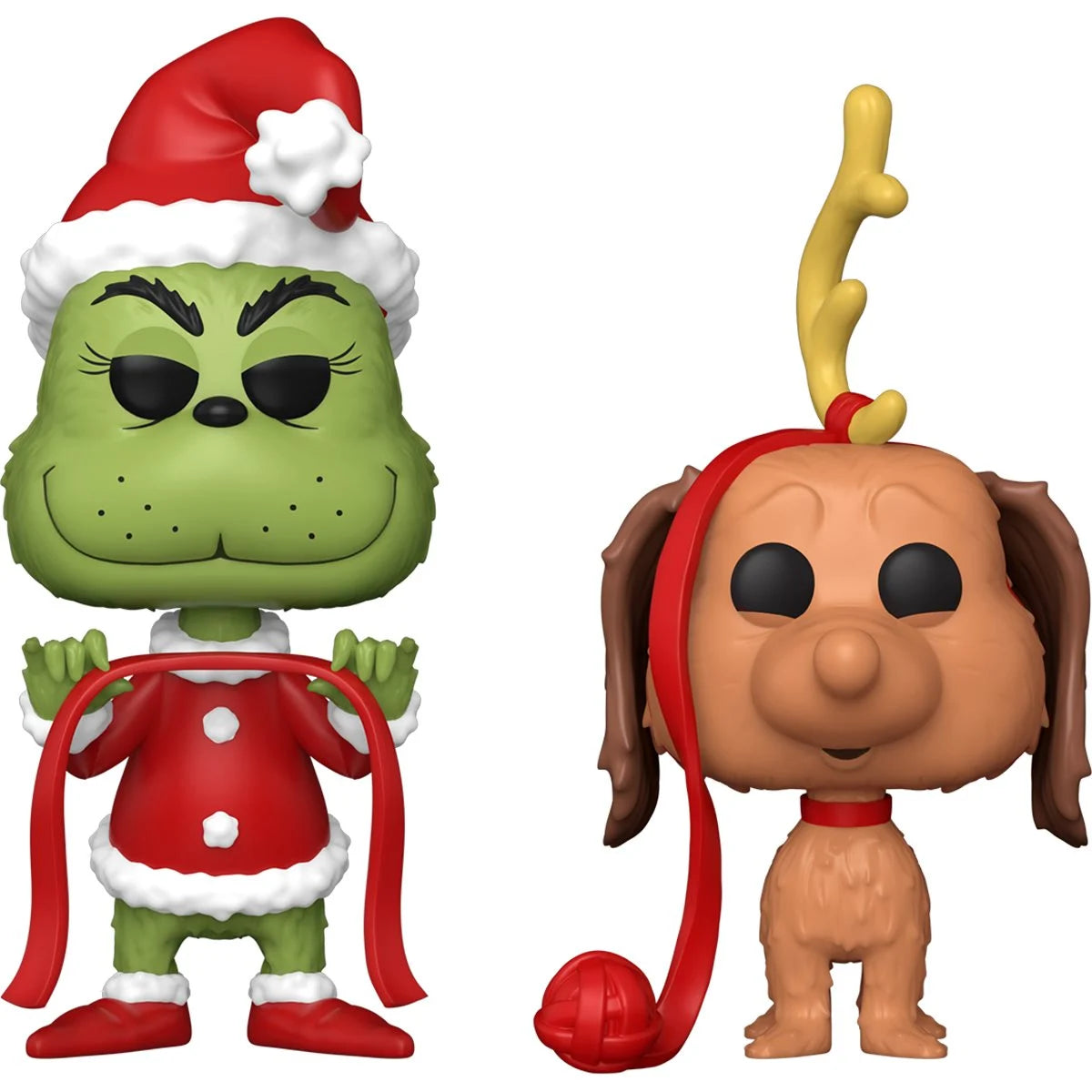 Funko Pop! Grinch and Max Vinyl Figure 2-Pack - How the Grinch Stole Christmas Collectible - Perfect for Holiday Decorations, Christmas Gifts & Pop Culture Displays