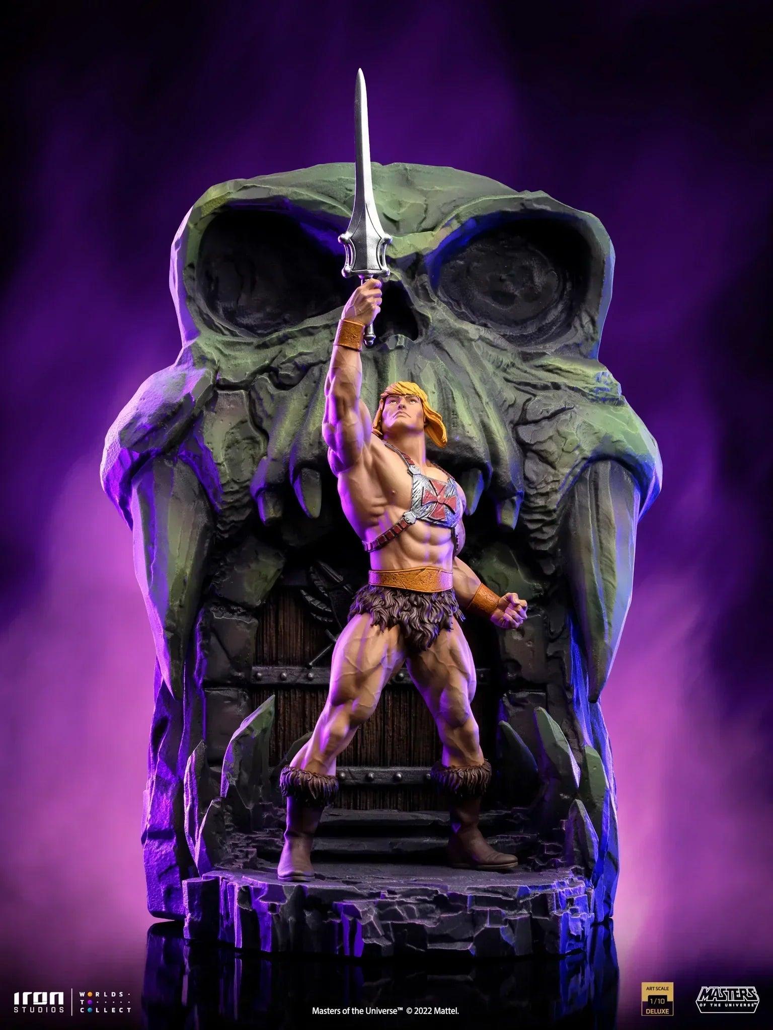 Iron Studios Masters of the Universe He-Man Deluxe BDS Art Scale 1/10 Statue - Collectible Action Figure for Display & Home Decor, Perfect for Fans & Gift Giving