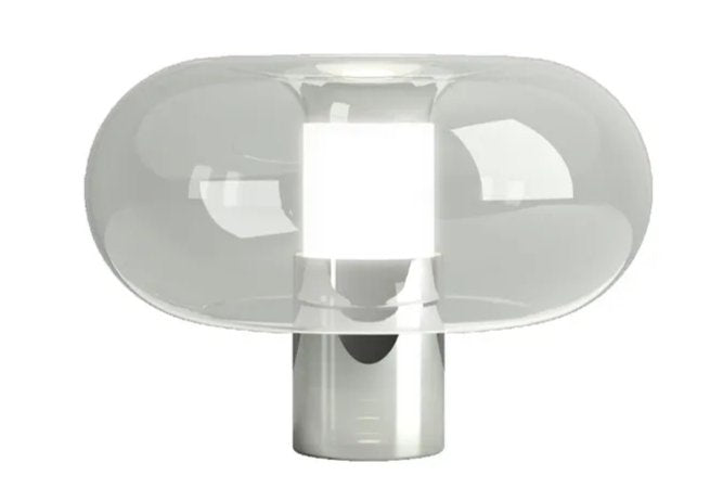 Fontanella Table Lamp by FontanaArte - Modern LED Bedside Lamp for Living Room, Bedroom & Office - Adjustable Brightness & Warm White Light