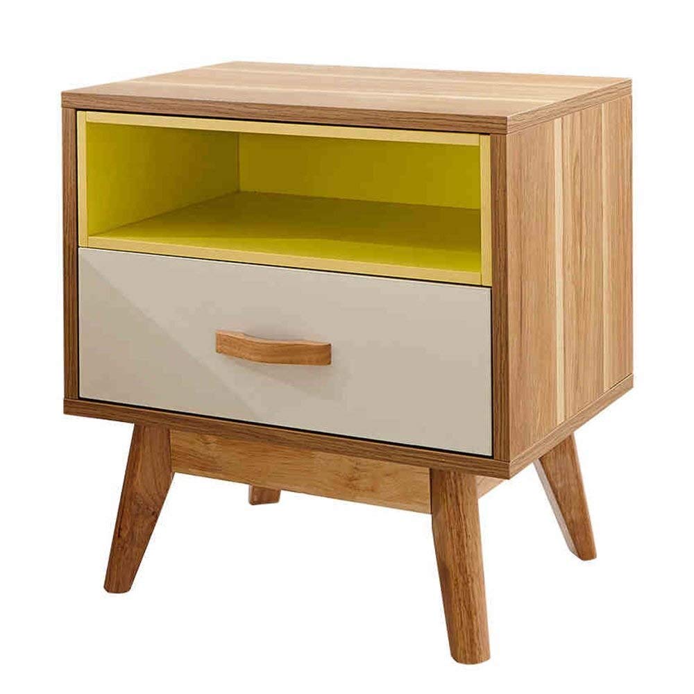 Modern Nightstand with Large Storage - 55x40x57cm Bedside Table for Bedroom & Office - Perfect for Organizing Books, Lamps & Essentials - Sturdy Bedroom Furniture with Spacious Drawer