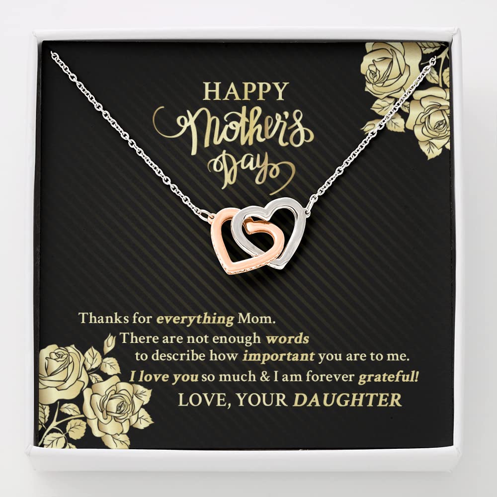 Mom Pendant Necklace - Heartfelt Gift for Mother's Day