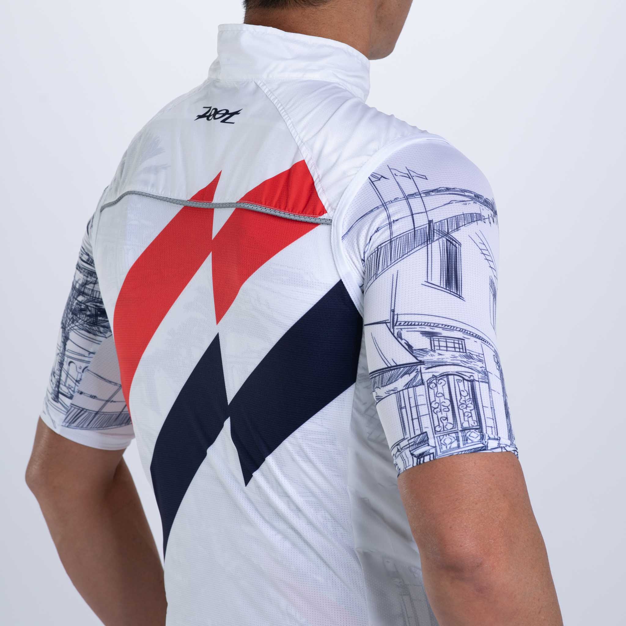Men's Limited Edition Cycling Vest - Breathable & Lightweight for Outdoor Sports | Perfect for Biking, Running & Hiking in Cote d'Azur