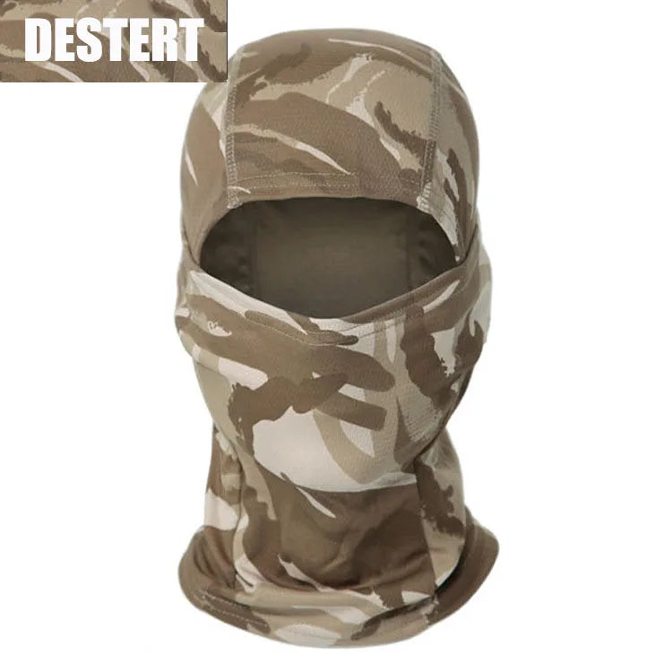 All Season Tactical Nylon Balaclava - Windproof & Breathable Face Mask for Skiing, Motorcycling & Outdoor Sports