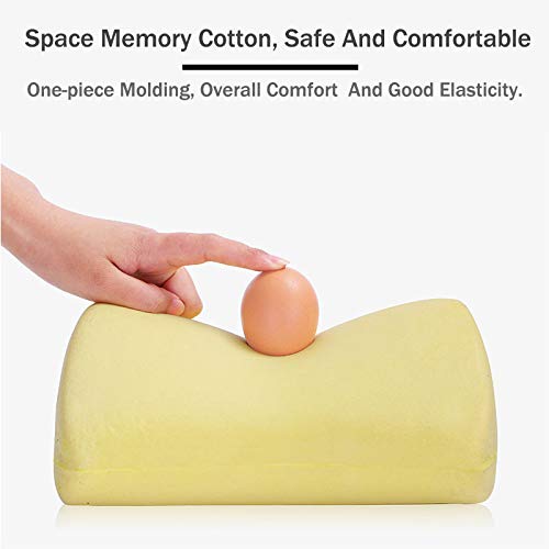 Car Neck Pillow with Memory Foam for Neck Pain Relief, Breathable Fabric Headrest Pillow, Suitable for Car, Home & Office Use (1 Pack) - Perfect for Long Drives, Work Breaks, and Relaxation