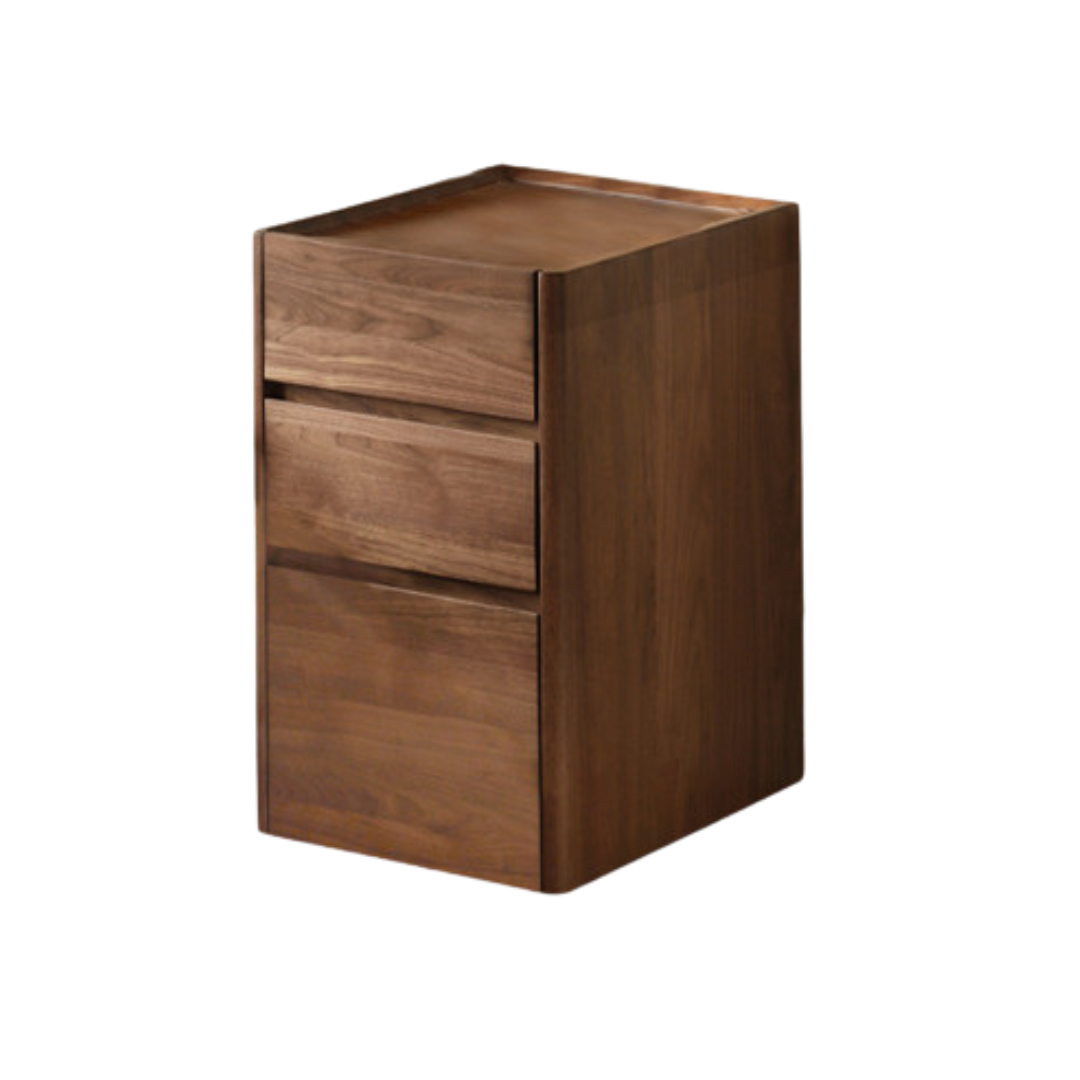 13.7x17.7x23.4 inch / 35x45x59.5сm / Walnut Color / ash desk cabinet