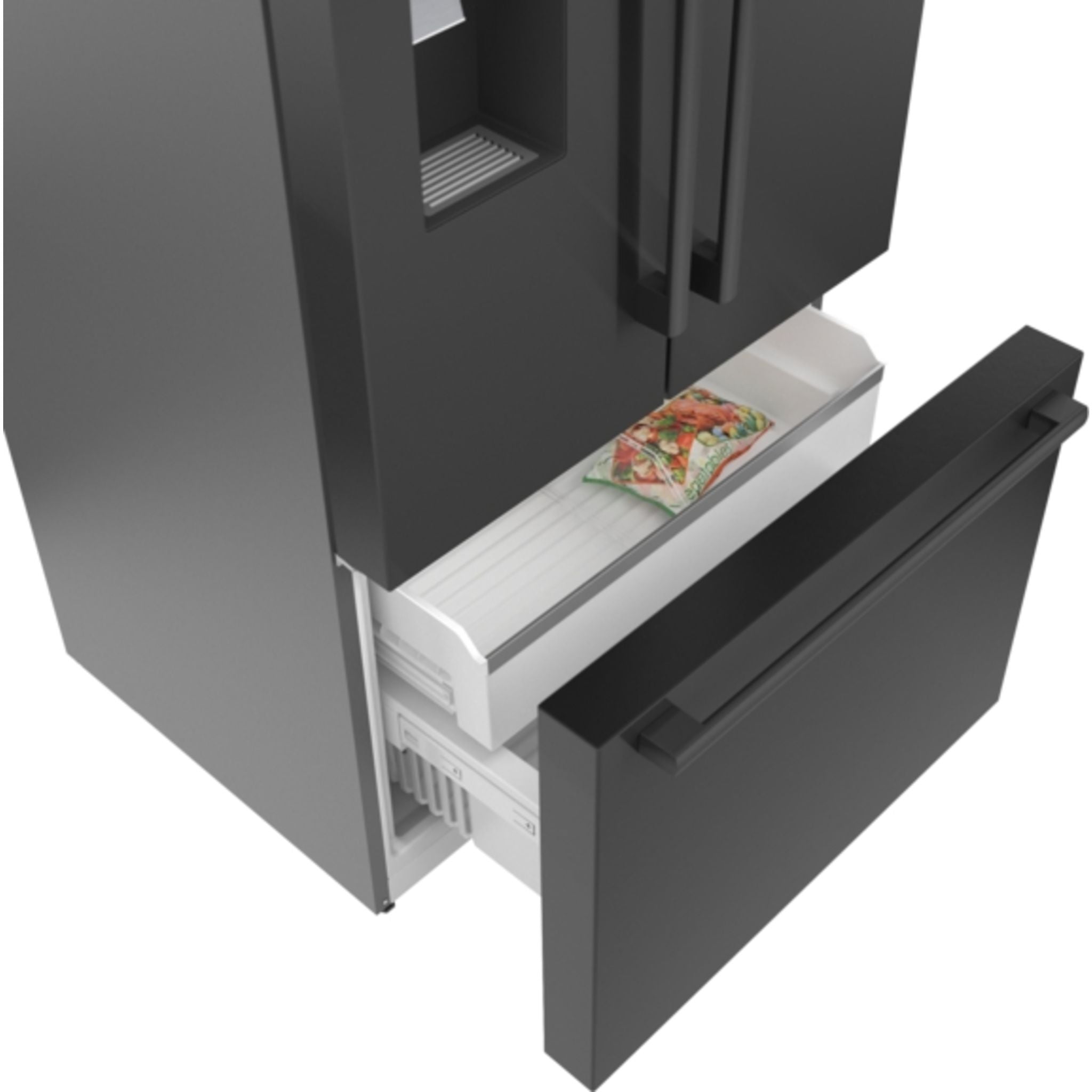 Bosch 36 Inch French Door Refrigerator (B36CD50SNB) - Black Stainless Steel, Energy Star Certified, Counter Depth Design for Modern Kitchens