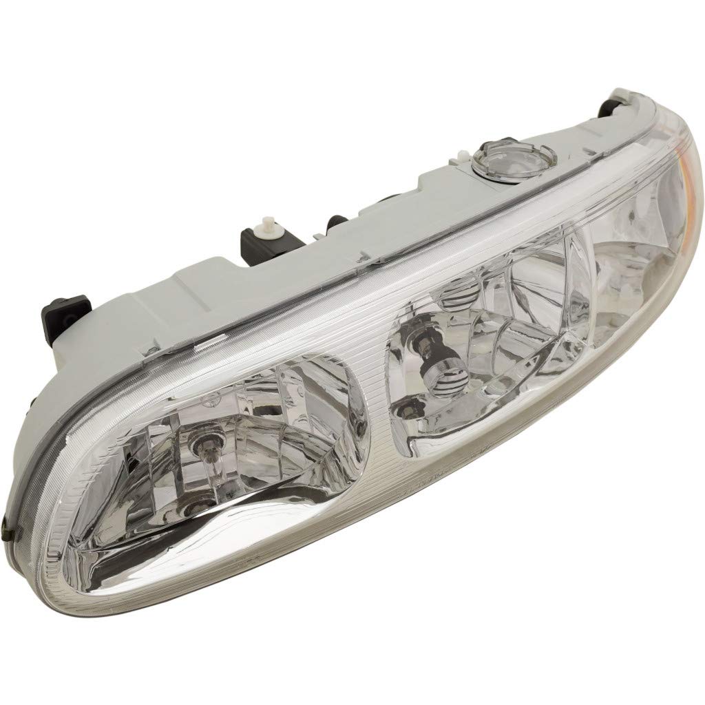 1999-2004 Oldsmobile Alero Replacement Headlight Assembly - Driver & Passenger Side with Bulbs Included | Complete Set with Parking/Signal/Marker Lights | OEM Part Numbers GM2502203 GM2503203 22689652 22689651 | Perfect for Night Driving & Vehicle Restoration Projects