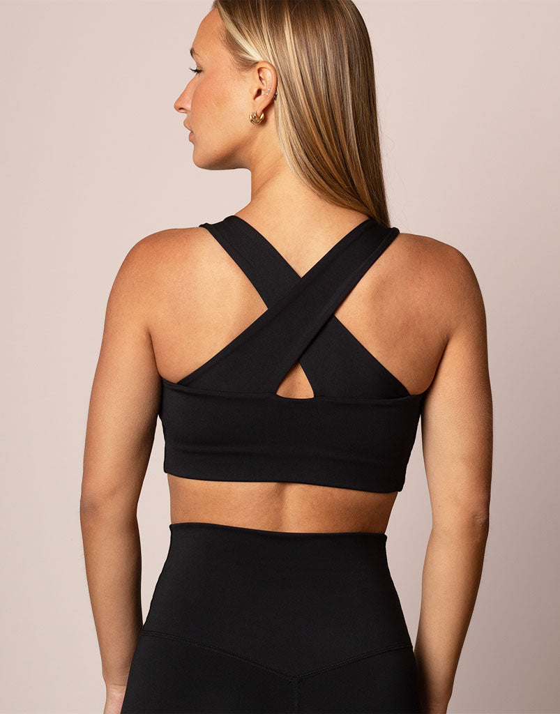 Freestyle Crop Top Black - Stylish & Comfortable Women's Fashion for Casual Wear, Gym, and Street Style