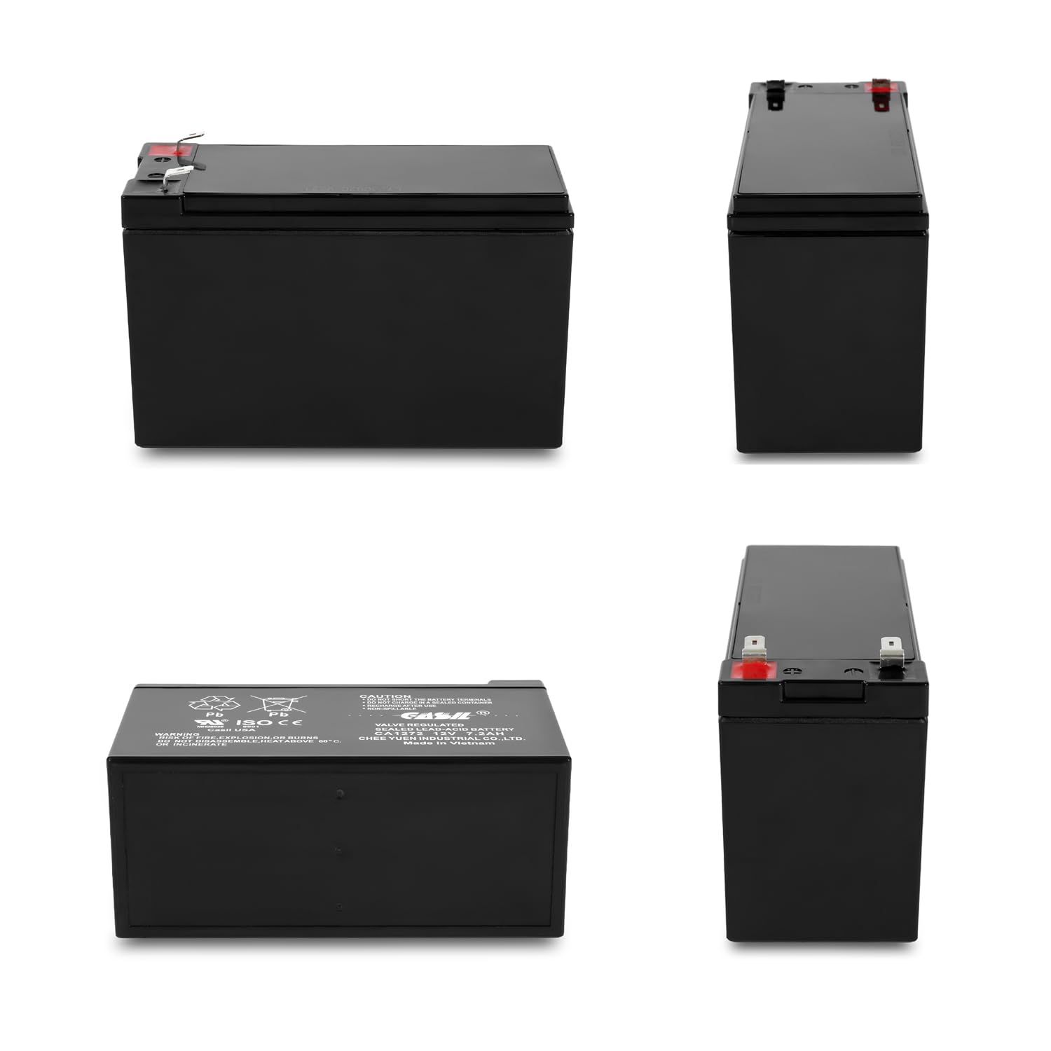 Casil 12V 7.2AH Replacement Battery for APC Back-UPS XS 1000 (BX1000G) & Back-UPS RS 1500 - 2 Pack - Reliable Power Backup for Home Office, Computer, Router & Network Equipment