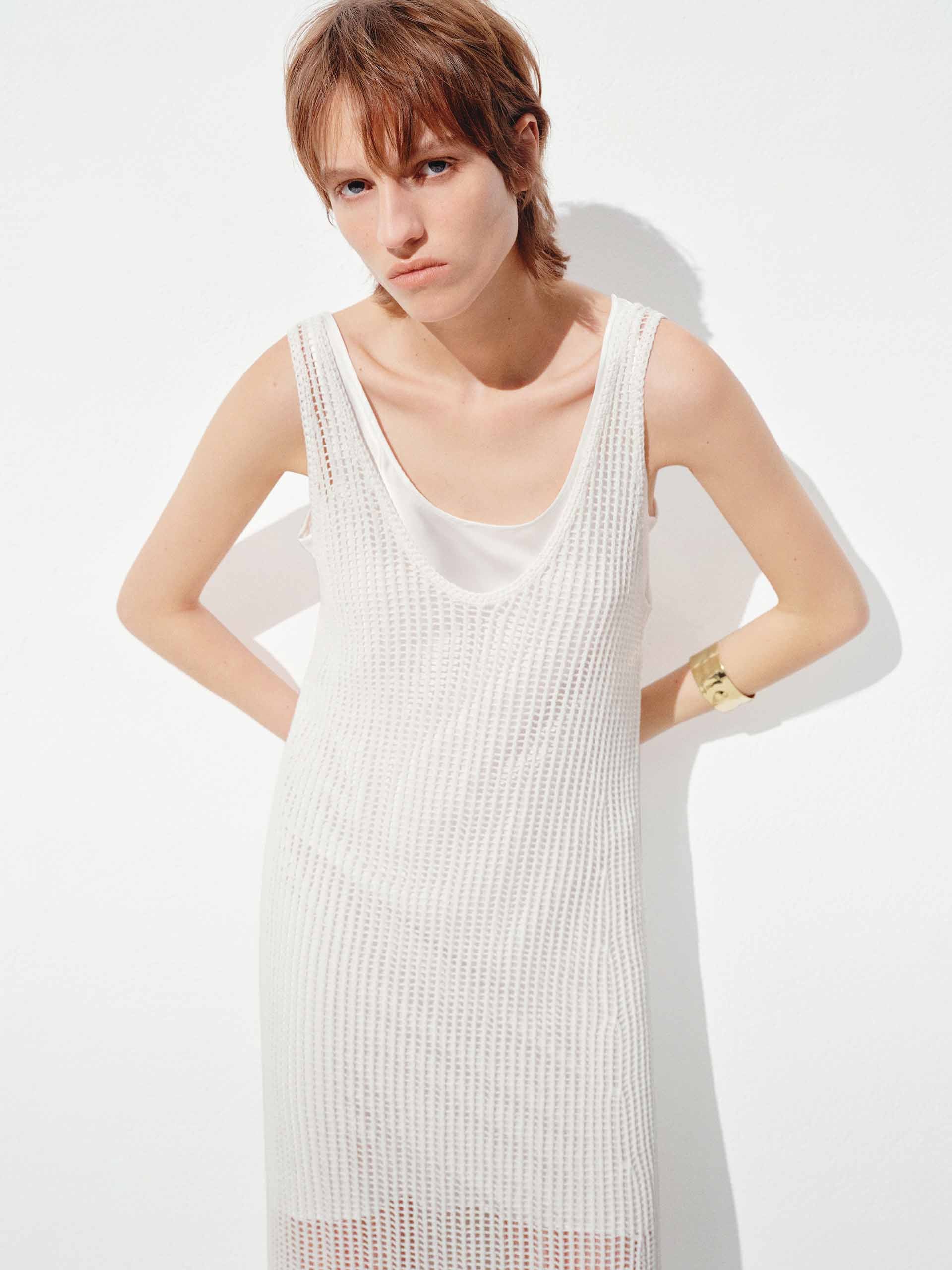 Layered Sleeveless Dress for Women - Summer Casual Flowy Maxi Dress with Side Slits | Perfect for Beach, Vacation, and Date Nights