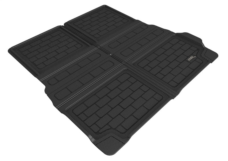 3D MAXpider Custom Fit Cargo Liner for 2019-2021 BMW X7 (G07) - 2nd Row Behind Kagu Cross Fold Design - Premium Black Car Mat - Perfect for Road Trips, Family Travel & Pet Protection