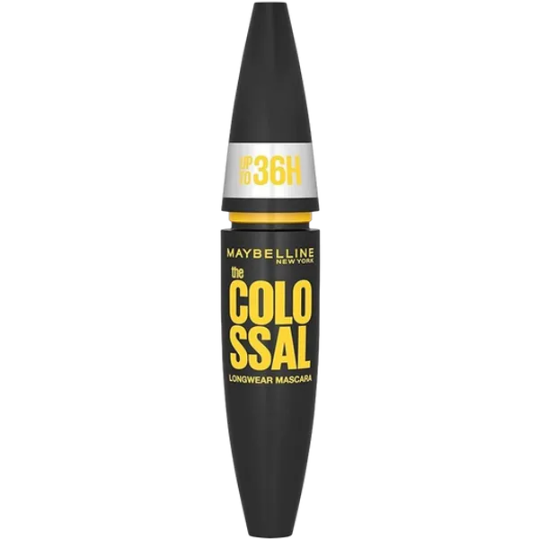 Maybelline New York Colossal 36H Waterproof Mascara - Volumizing & Lengthening Black Mascara for 36-Hour Wear - Perfect for Day to Night Looks, Weddings & Special Occasions