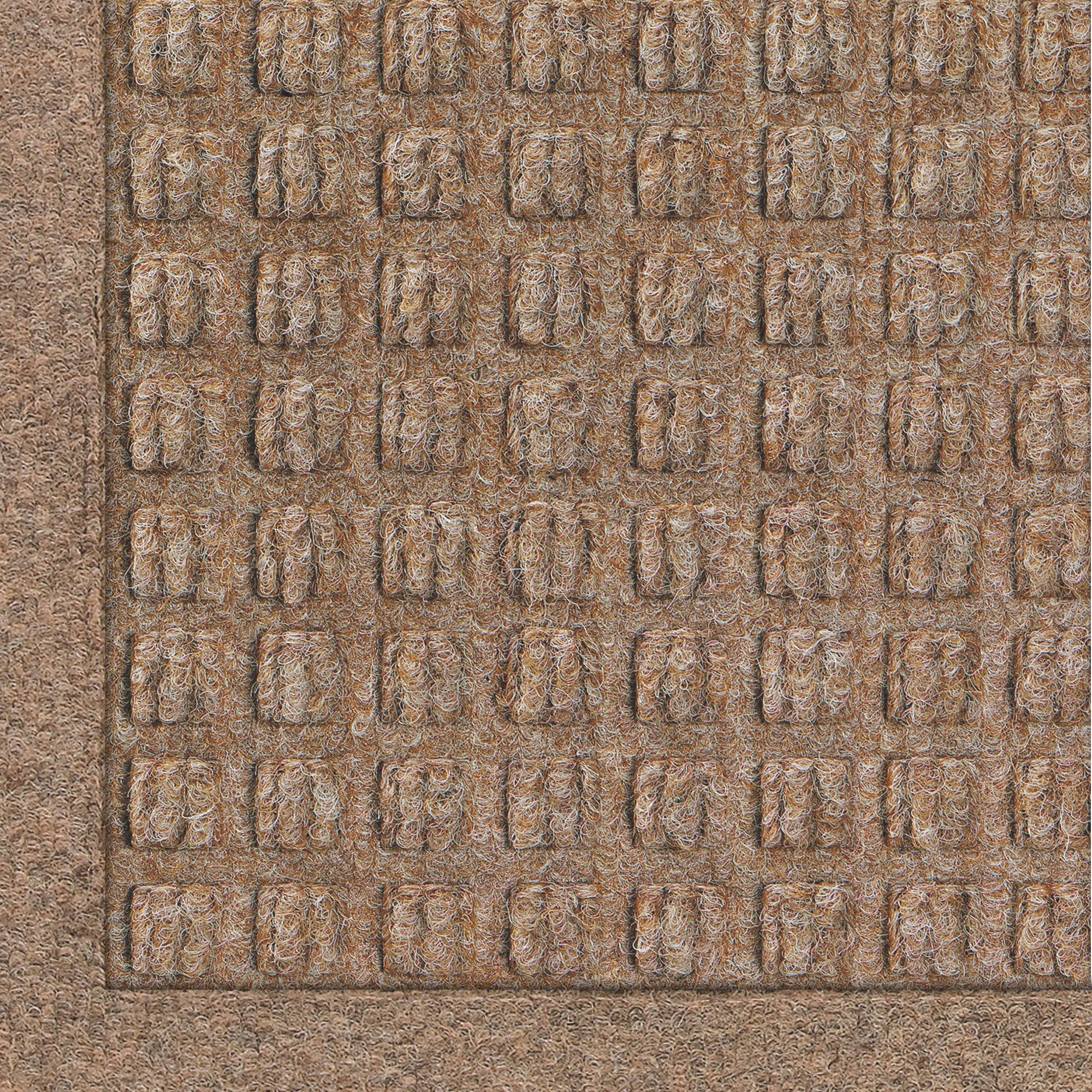 280510046 WaterHog Fashion Polypropylene Fiber Indoor/Outdoor Doormat with SBR Rubber Backing - 6' x 4', 3/8