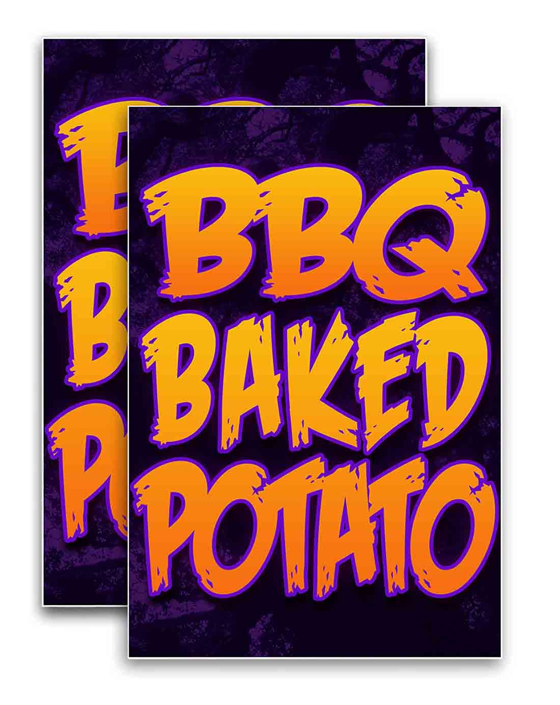 BBQ Baked Potato Vinyl Decal (24