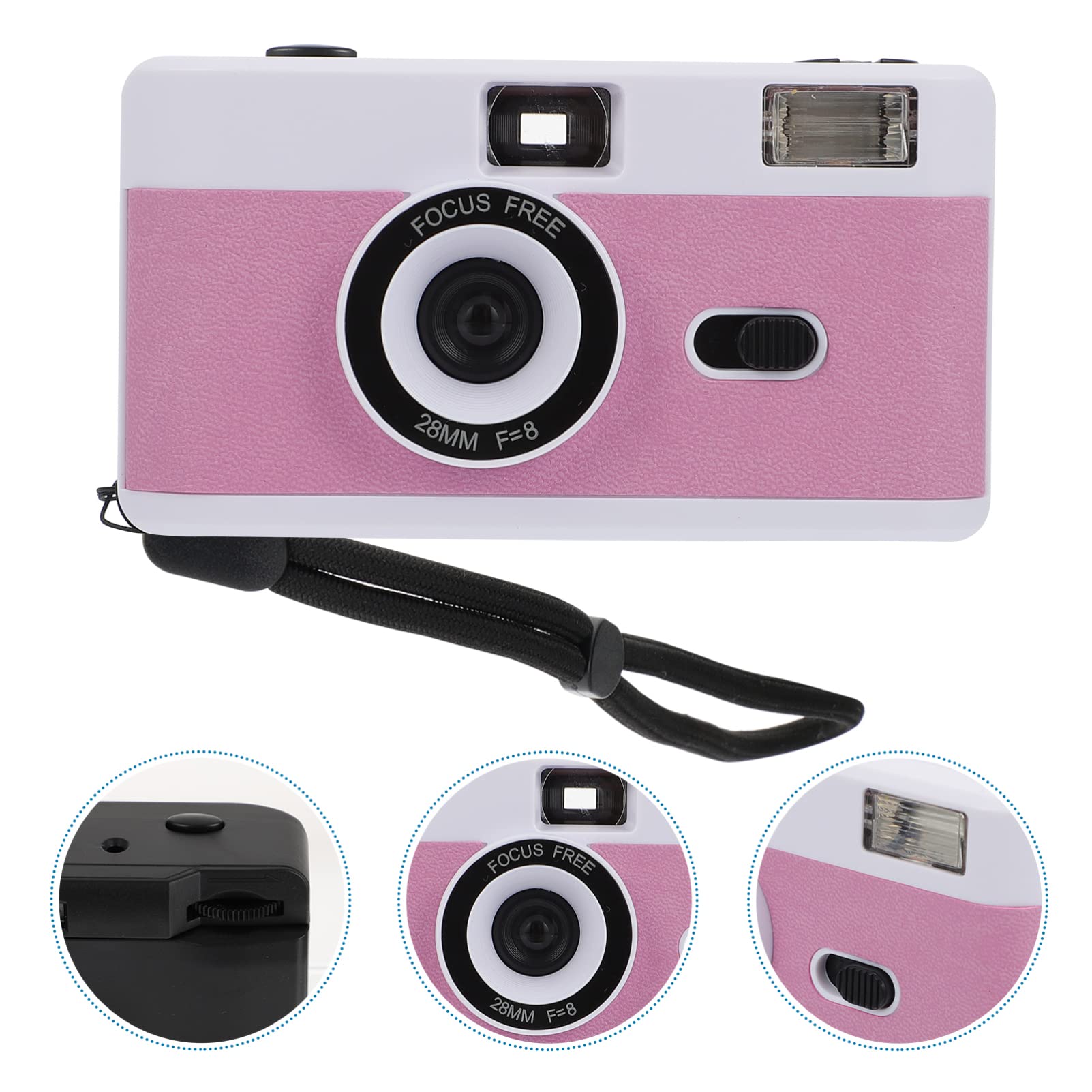 Vintage 35mm Film Camera - Retro Reusable Film Camera with ABS Body, No Battery Needed for Classic Photography | Perfect for Travel, Parties & Vintage Style Photography