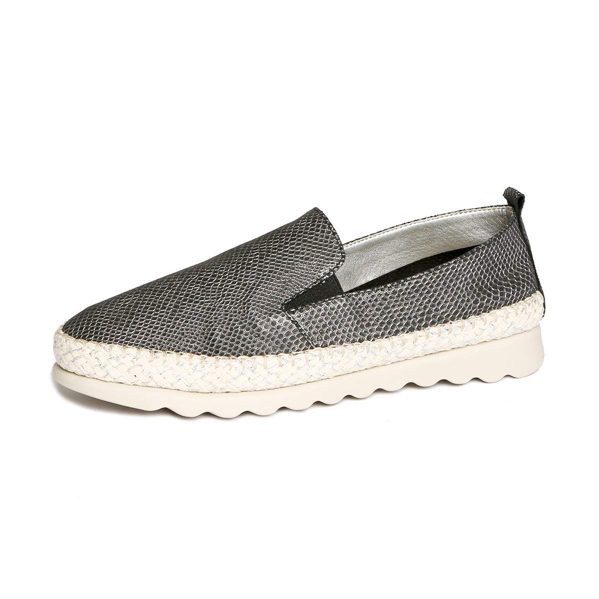 **FLEXX Women's Comfortable Platform Espadrille Loafers – Stylish Casual Shoes for Walking, Work & Everyday Wear**