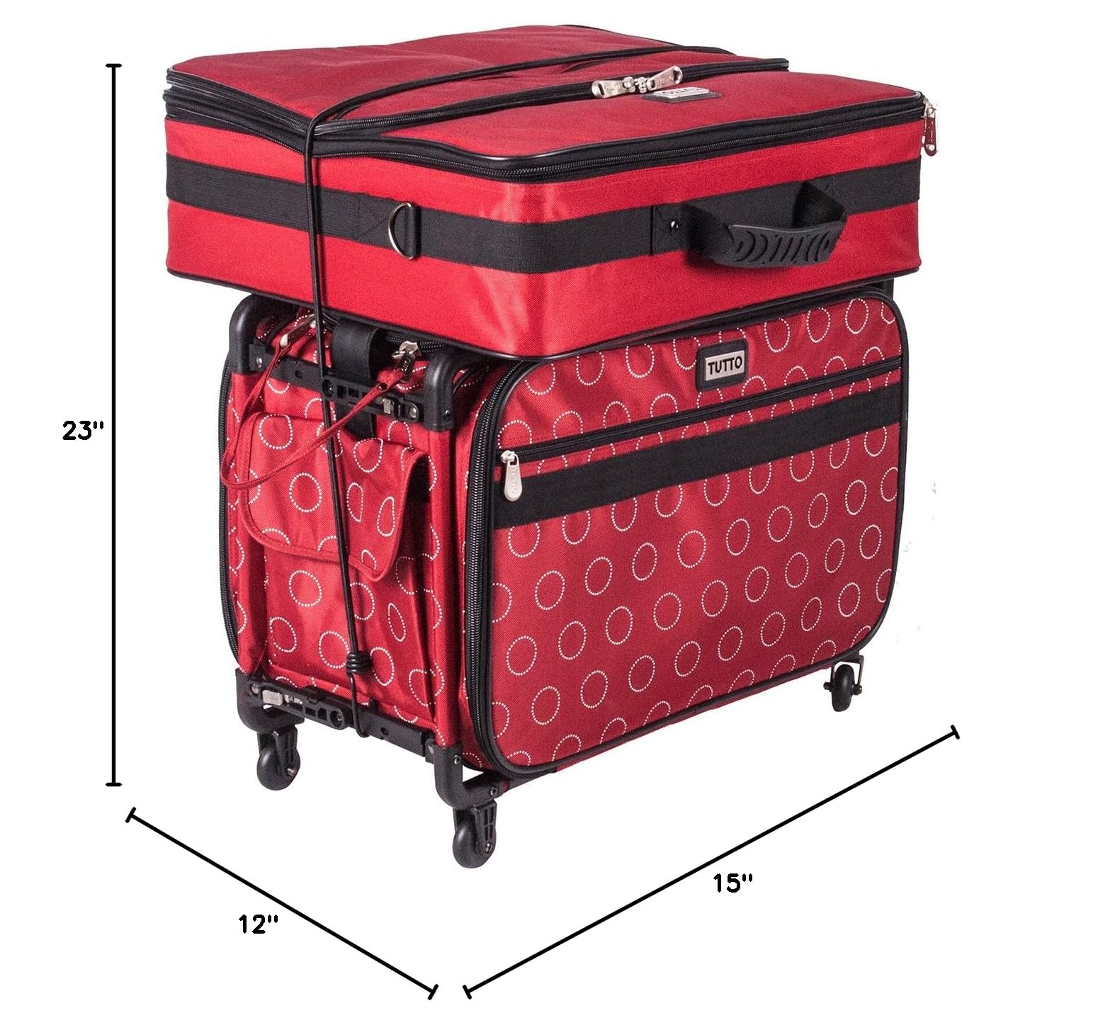 Tutto Machine On Wheels - Portable Multi-Purpose Utility Cart for Home, Office, and Warehouse Use | Perfect for Moving, Organizing, and Transporting Heavy Items