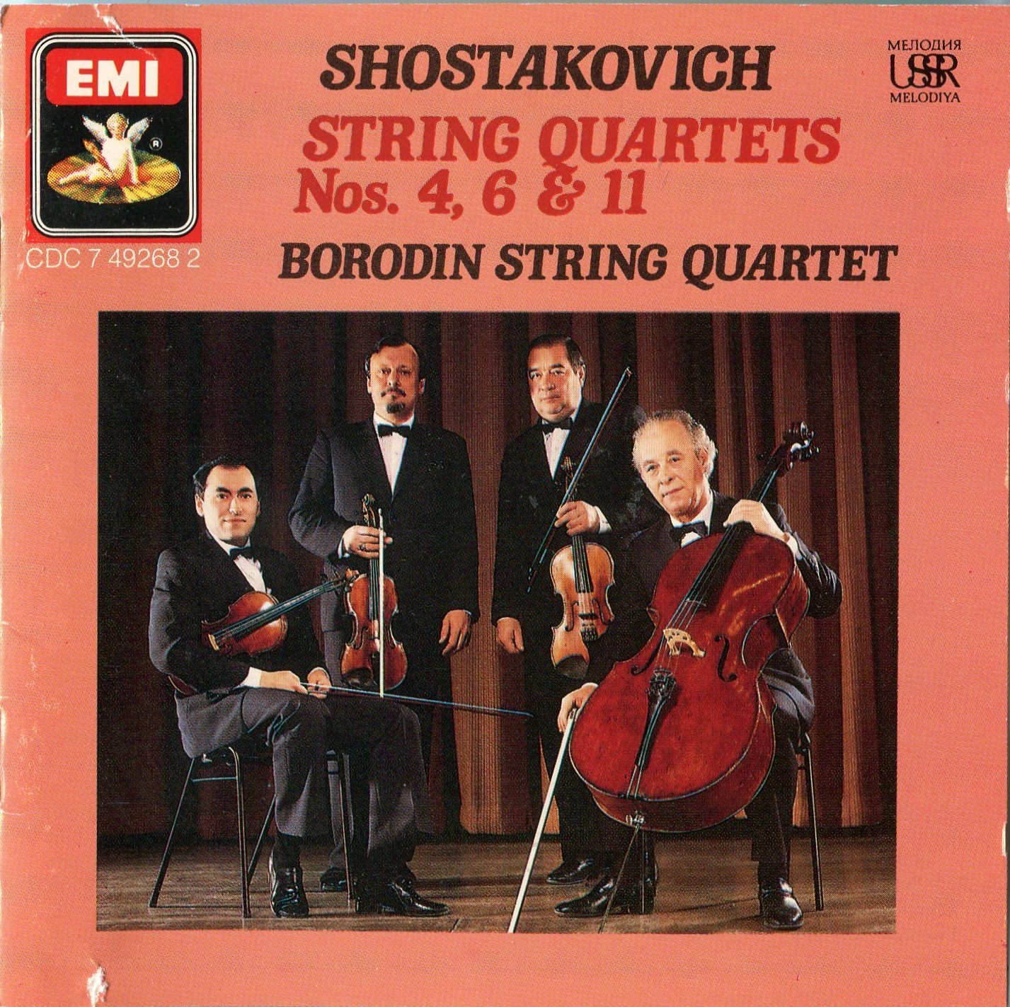 Shostakovich String Quartets Nos. 4, 6 & 11 - Classical Music CD for Collectors & Music Lovers - Perfect for Home Listening & Study Sessions