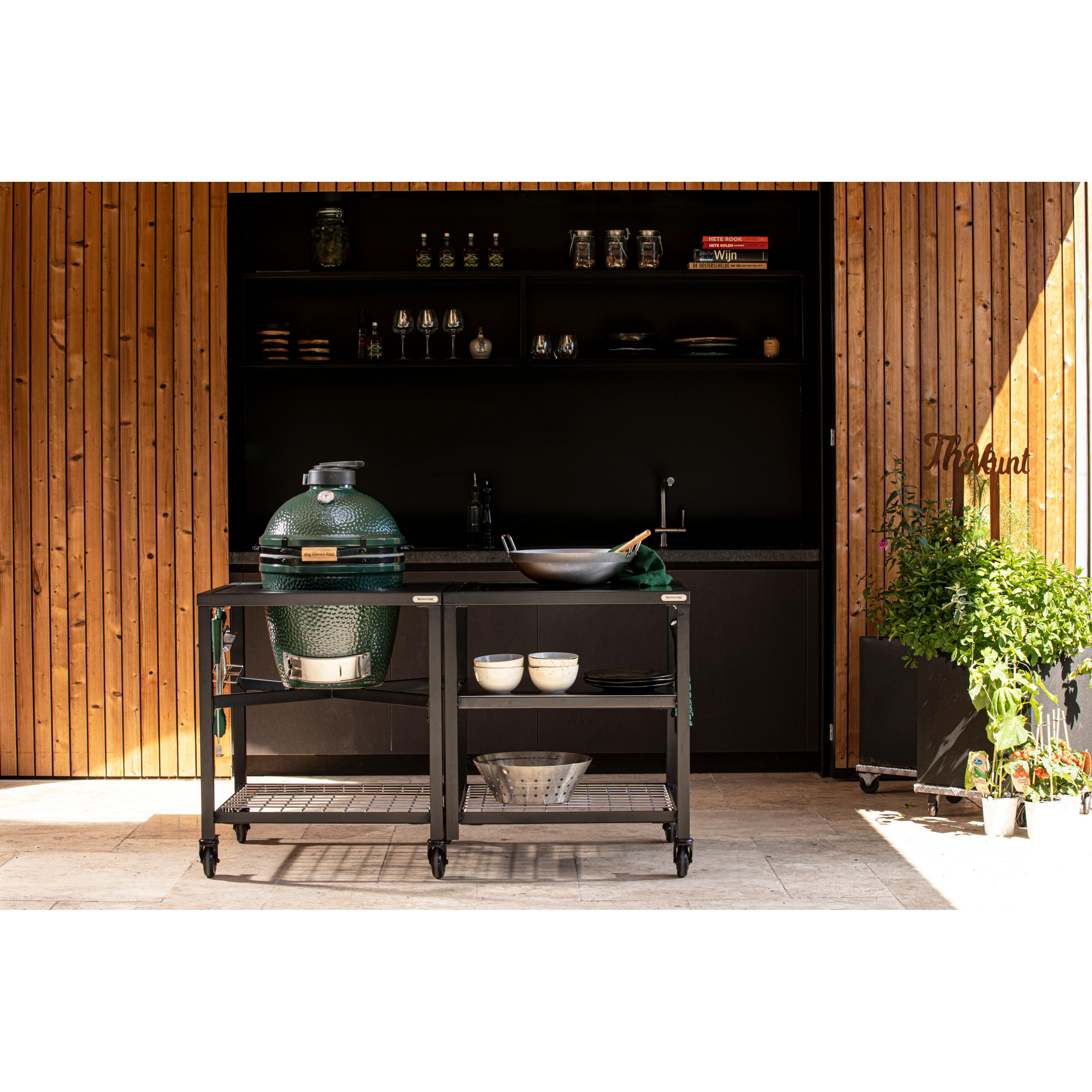 Big Green Egg Modular Nest Expansion Frame 120236 - Premium Grill Accessory for Outdoor Cooking & BBQ Enthusiasts - Perfect for Backyard Grilling, Patio Parties & Camping Trips