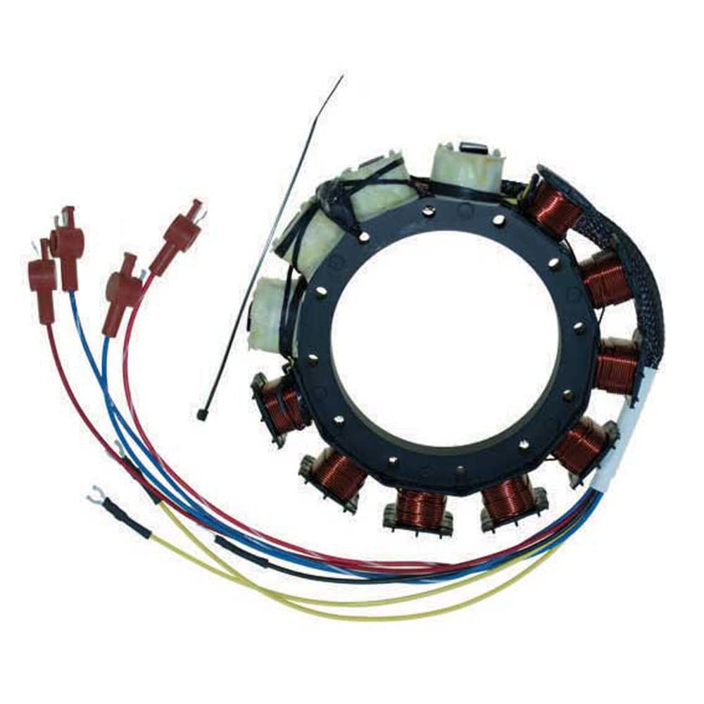 CDI Electronics 174-5456 Mercury/Mariner Outboard Stator - 6 Cylinder 9 Amp (1976-1989) | Replacement Part for Marine Engine Repair & Boat Maintenance