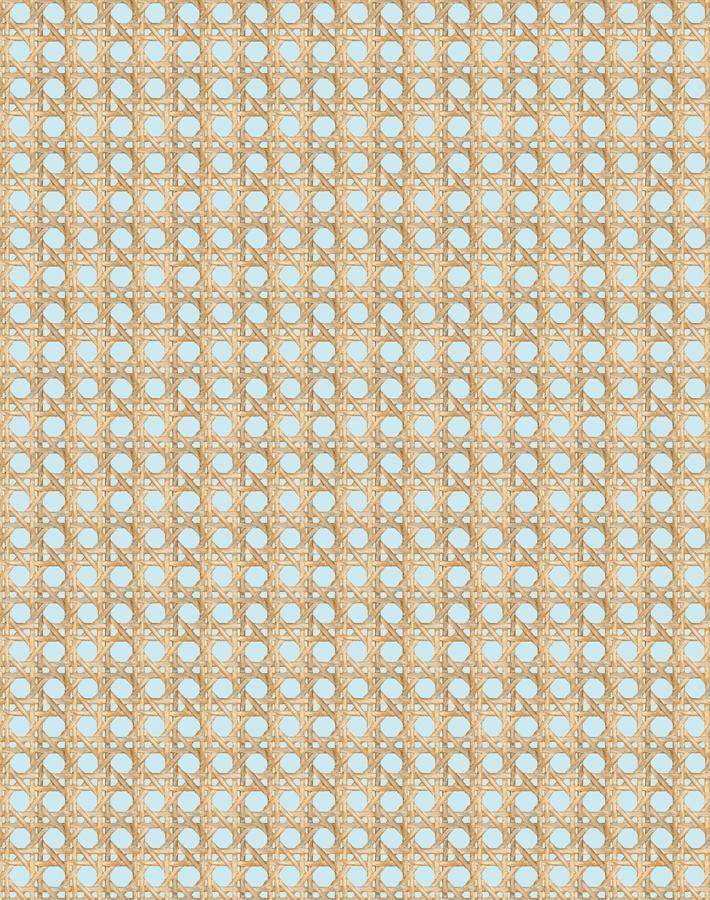 Wallshoppe Faux Caning Wallpaper - Peel and Stick Removable Wallpaper for Bedroom, Living Room & Office Decor - Easy to Install Self-Adhesive Wallpaper