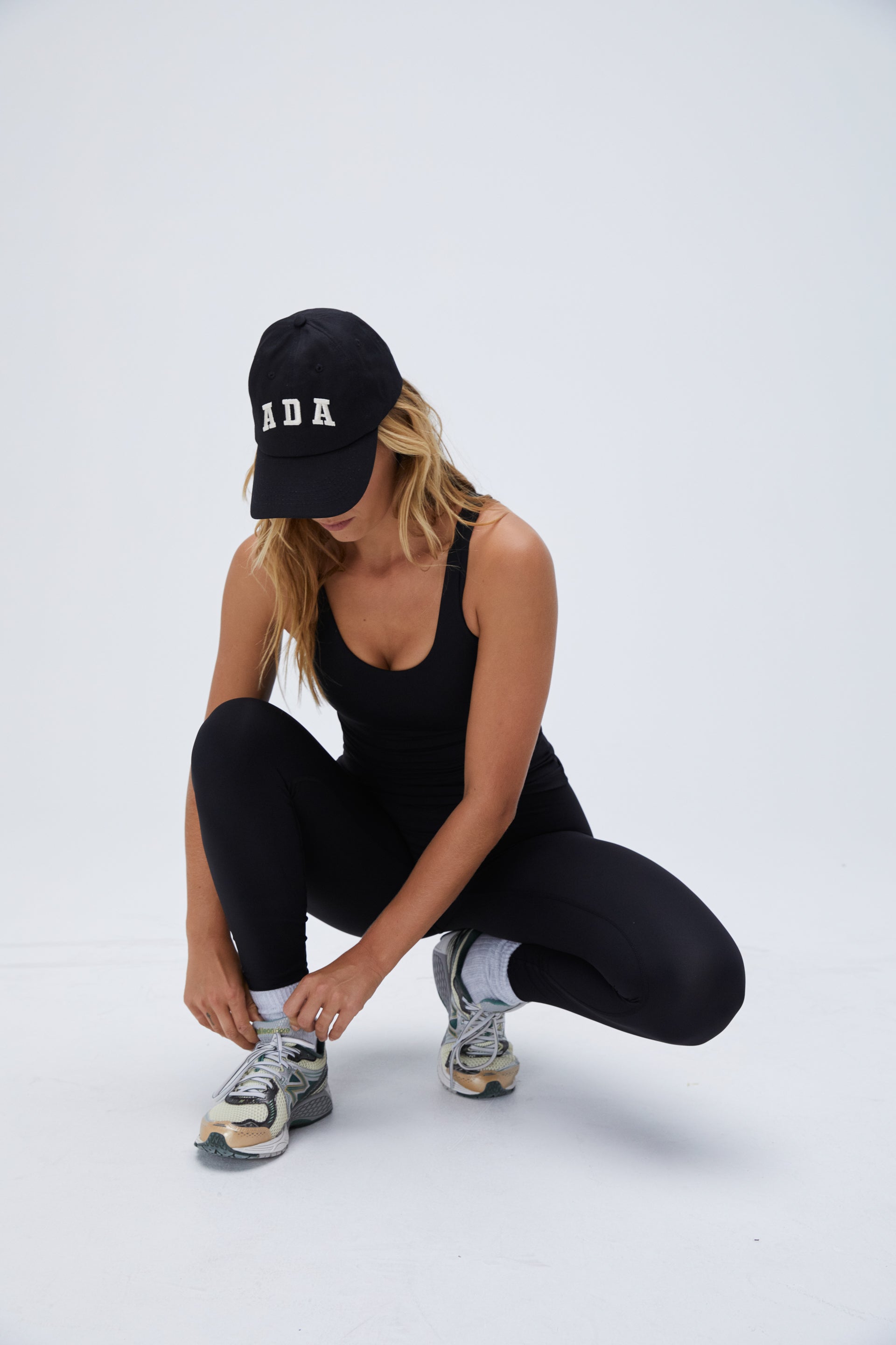 ADA Cap - Stylish Black & Cream Baseball Hat for Men & Women - Perfect for Outdoor Sports, Casual Wear & Sun Protection