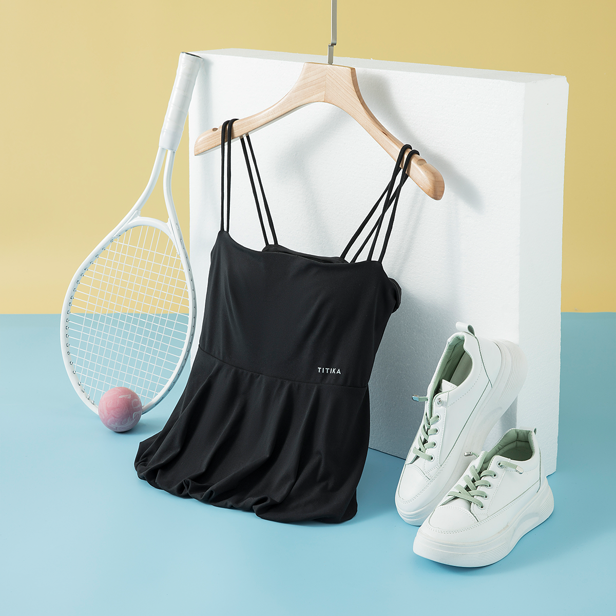 Elysium Floral Spaghetti Strap Tank Top - Women's Summer Sleeveless Blouse for Beach, Vacation & Casual Outfits