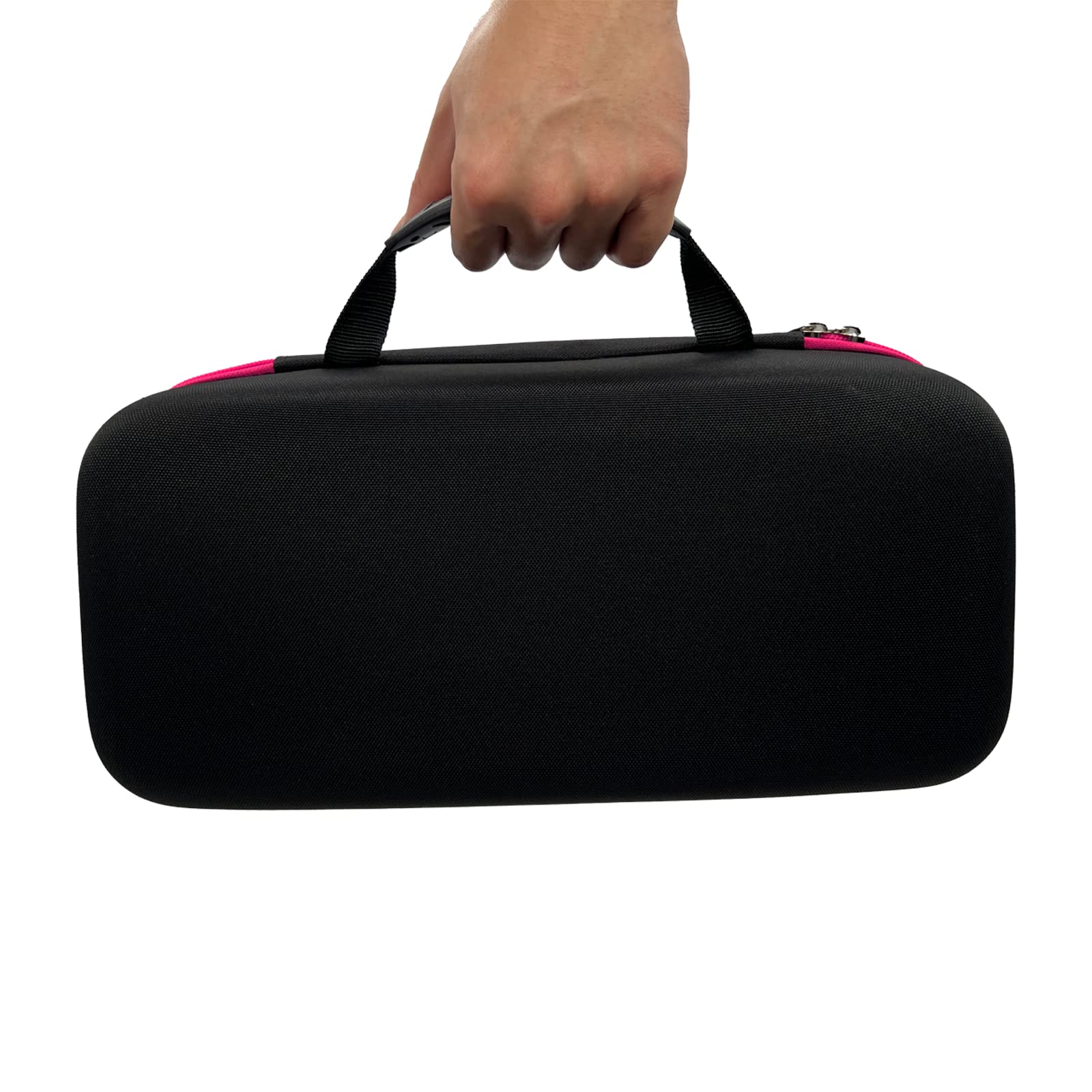Dyson Hair Dryer Travel Case - Hard Protective Storage Box with Pink Zipper for Dyson Supersonic & Accessories | Perfect for Travel, Home Organization & Salon Professionals