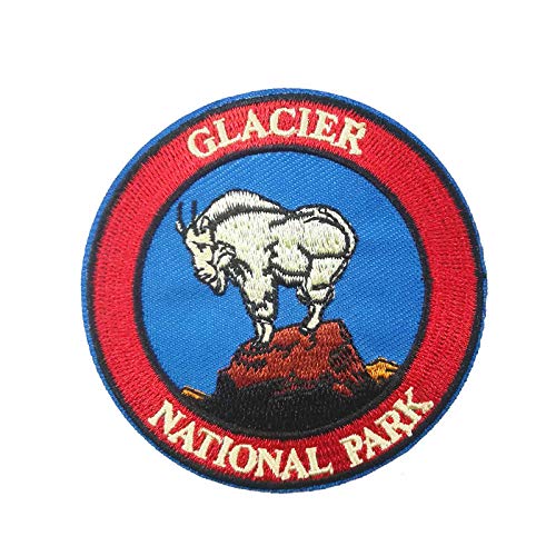 Glacier Bay National Park Embroidered Iron-On Patch - Cute Sew-On Applique for Jackets, Backpacks & Hats - National Park Souvenir & Gift for Outdoor Enthusiasts