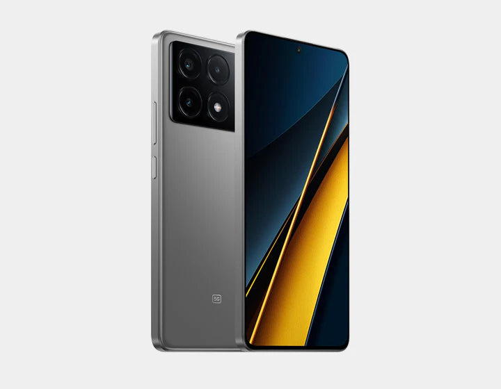 Xiaomi Poco X6 Pro 5G Smartphone - 256GB ROM 8GB RAM Dual SIM Unlocked GSM Phone (Grey) - Perfect for Gaming, Streaming & Multitasking