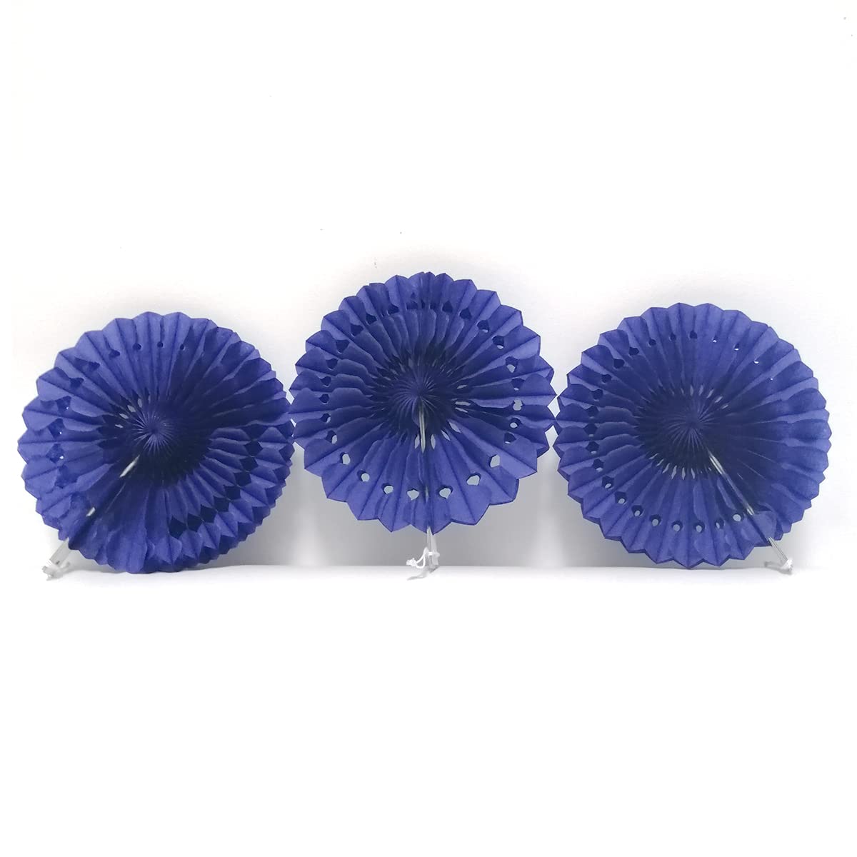 15-Piece Honeycomb Tissue Paper Pom Poms & Decorative Hanging Fans - 4