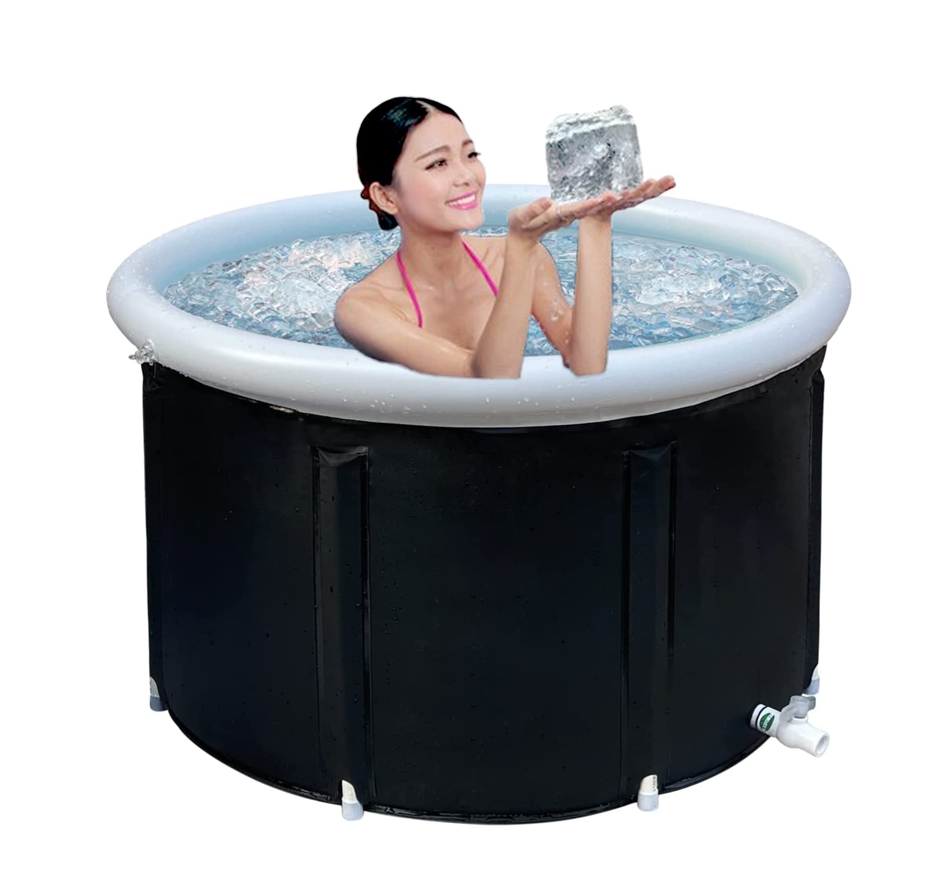 XHHBS Portable Ice Bath Tub for Athletes & Recovery | Cold Plunge Therapy Tub for Muscle Recovery, Post-Workout & Wellness | Durable Cold Water Immersion Tub for Athletes, Adults & All Ages | Perfect for Home Gym, Sports Recovery & Hydrotherapy Sessions