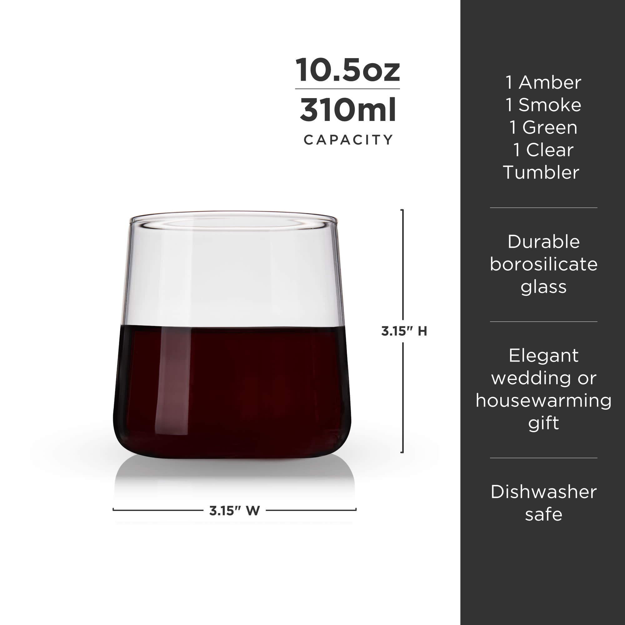 Aurora Cocktail Glasses Set of 4 - 12oz Color Changing Stainless Steel Tumbler Cups with Lids & Straws - Perfect for Margaritas, Cocktails, Iced Coffee & Party Drinks