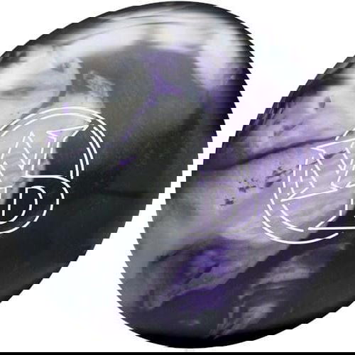 Columbia 300 White Dot Black Purple Silver Bowling Ball - High Performance for League & Tournament Play | Perfect for Hook Shots & Strikes